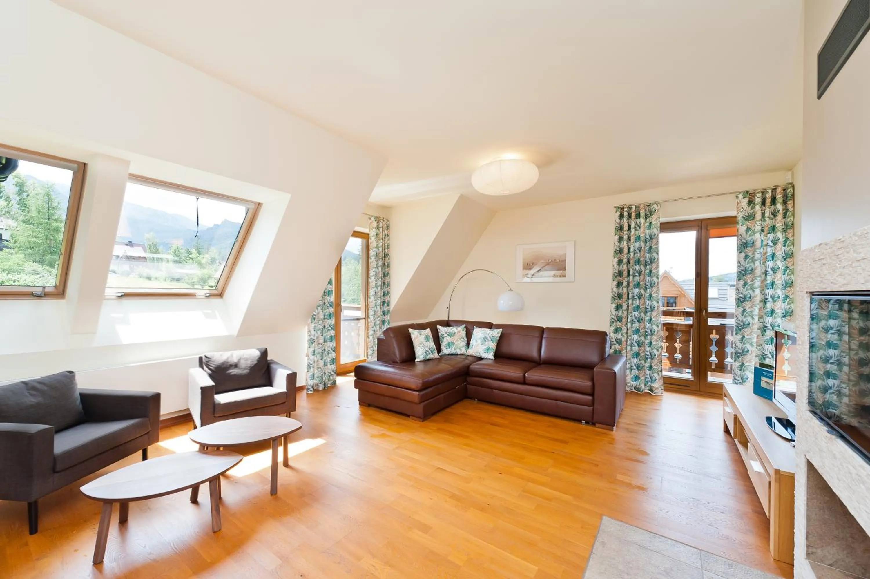 Living room in Apartamenty Lipki Park, Sun & Snow