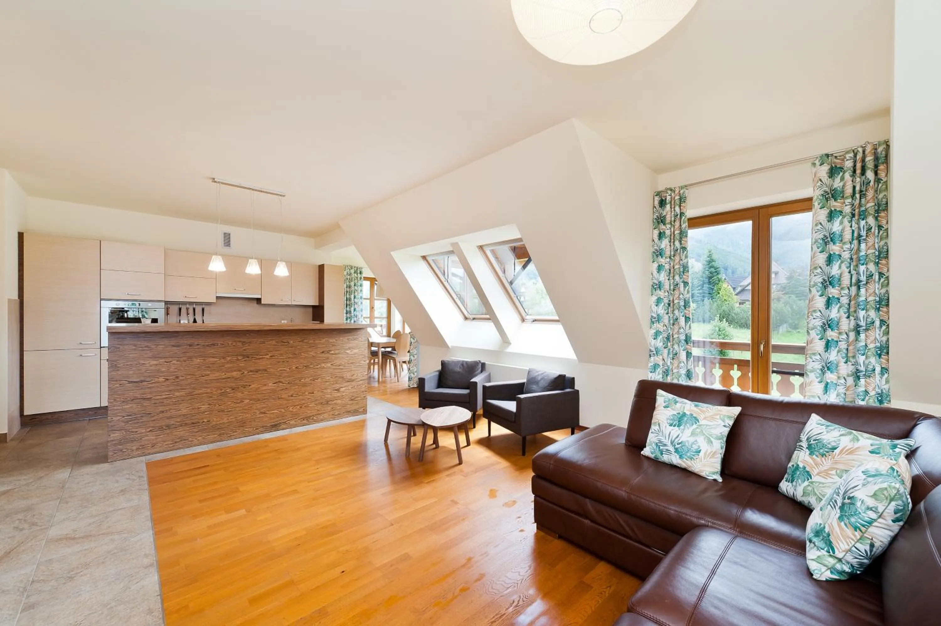 Living room in Apartamenty Lipki Park, Sun & Snow