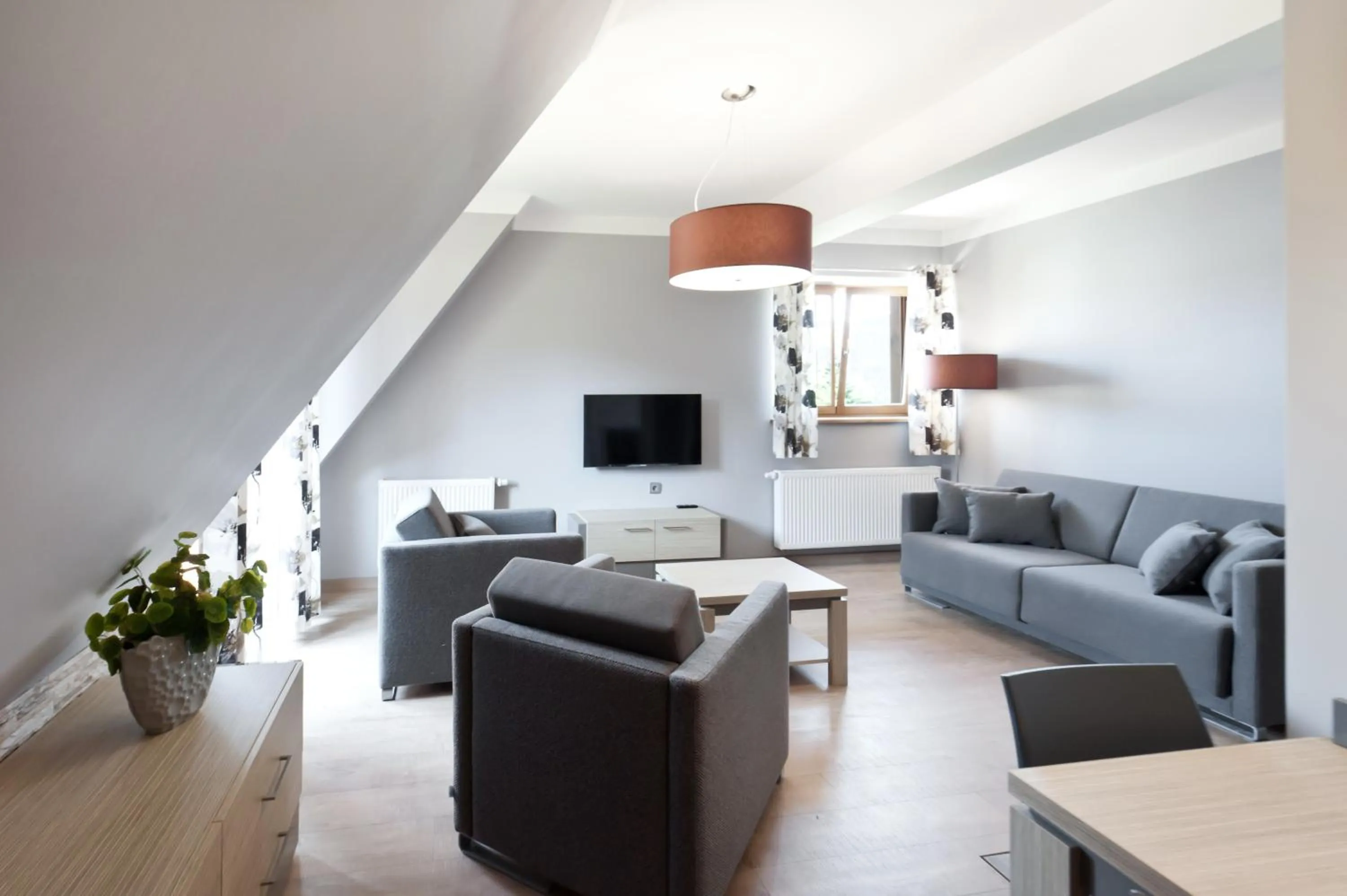 Living room in Apartamenty Lipki Park, Sun & Snow