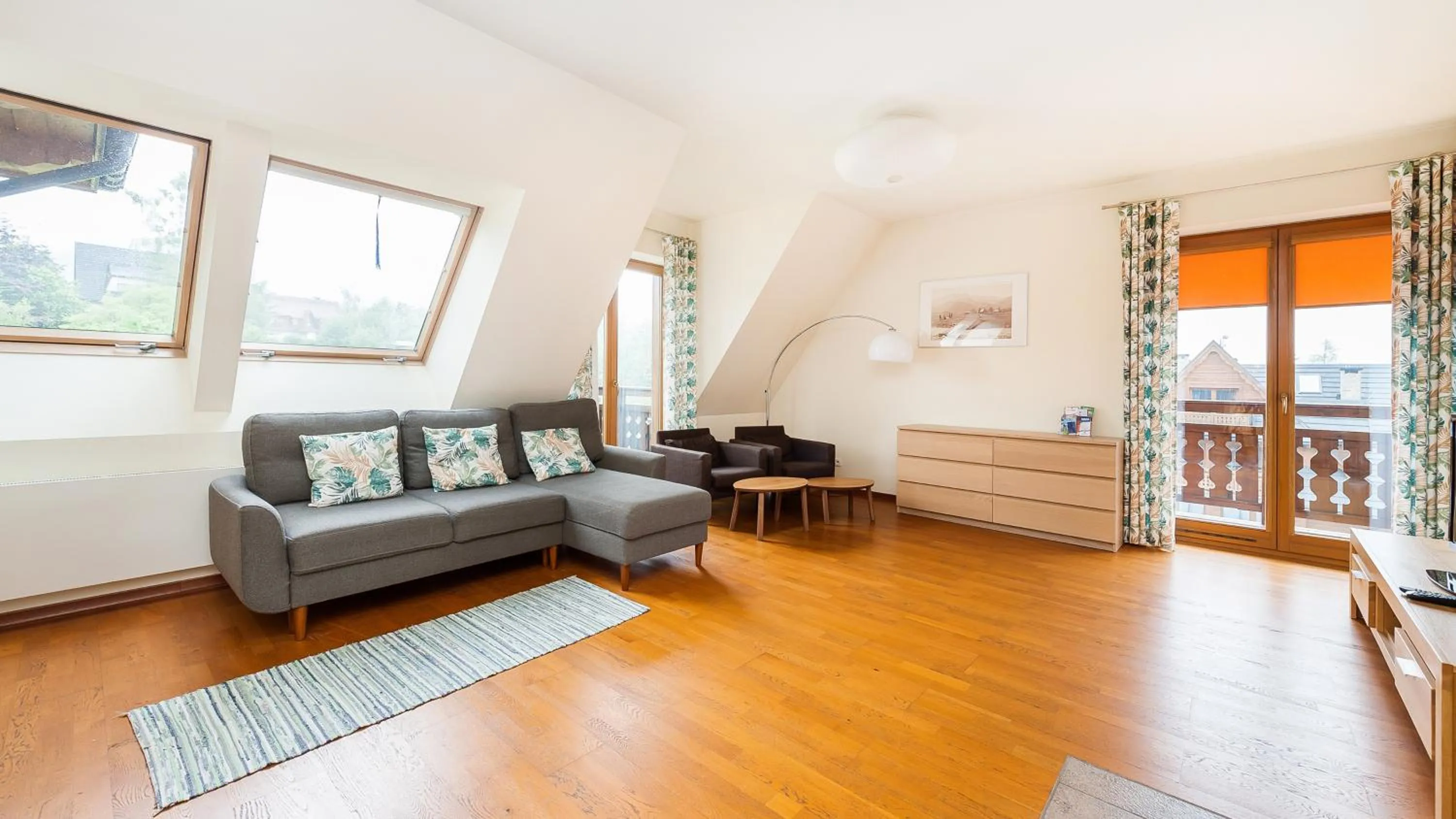 Seating area in Apartamenty Lipki Park, Sun & Snow