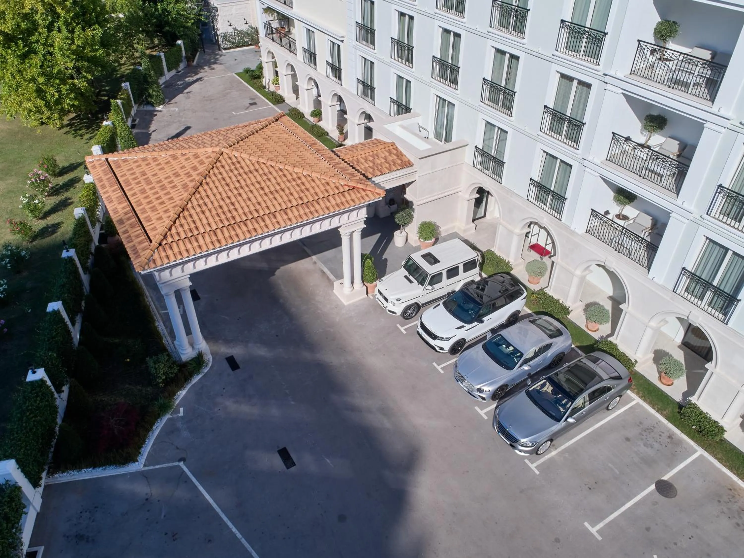 Bird's eye view in Hotel Budva