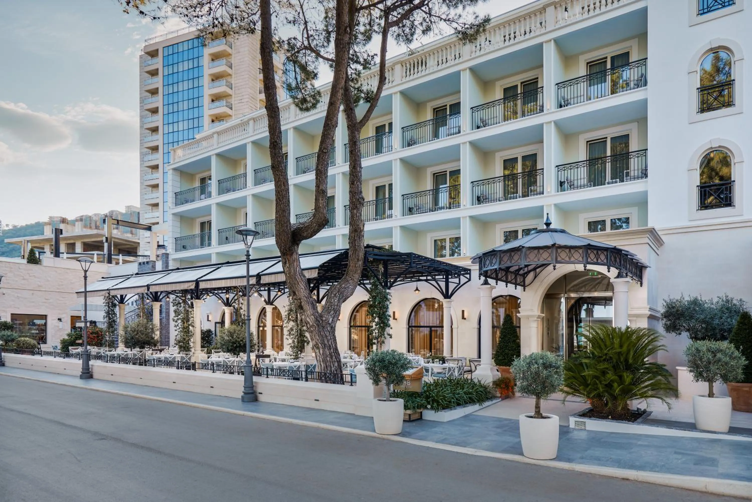 Property building in Hotel Budva