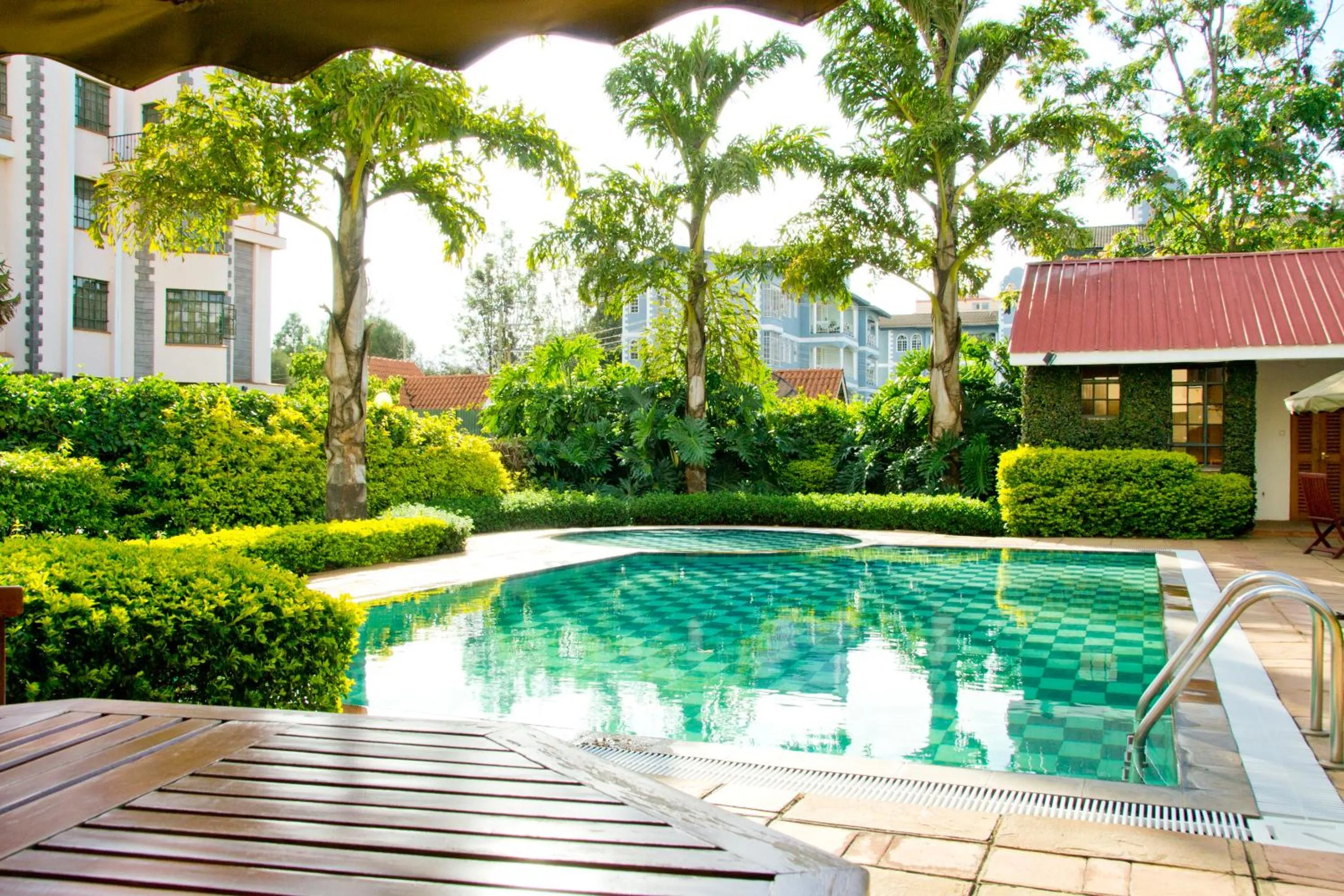 Swimming pool in Natural Oak Apartments