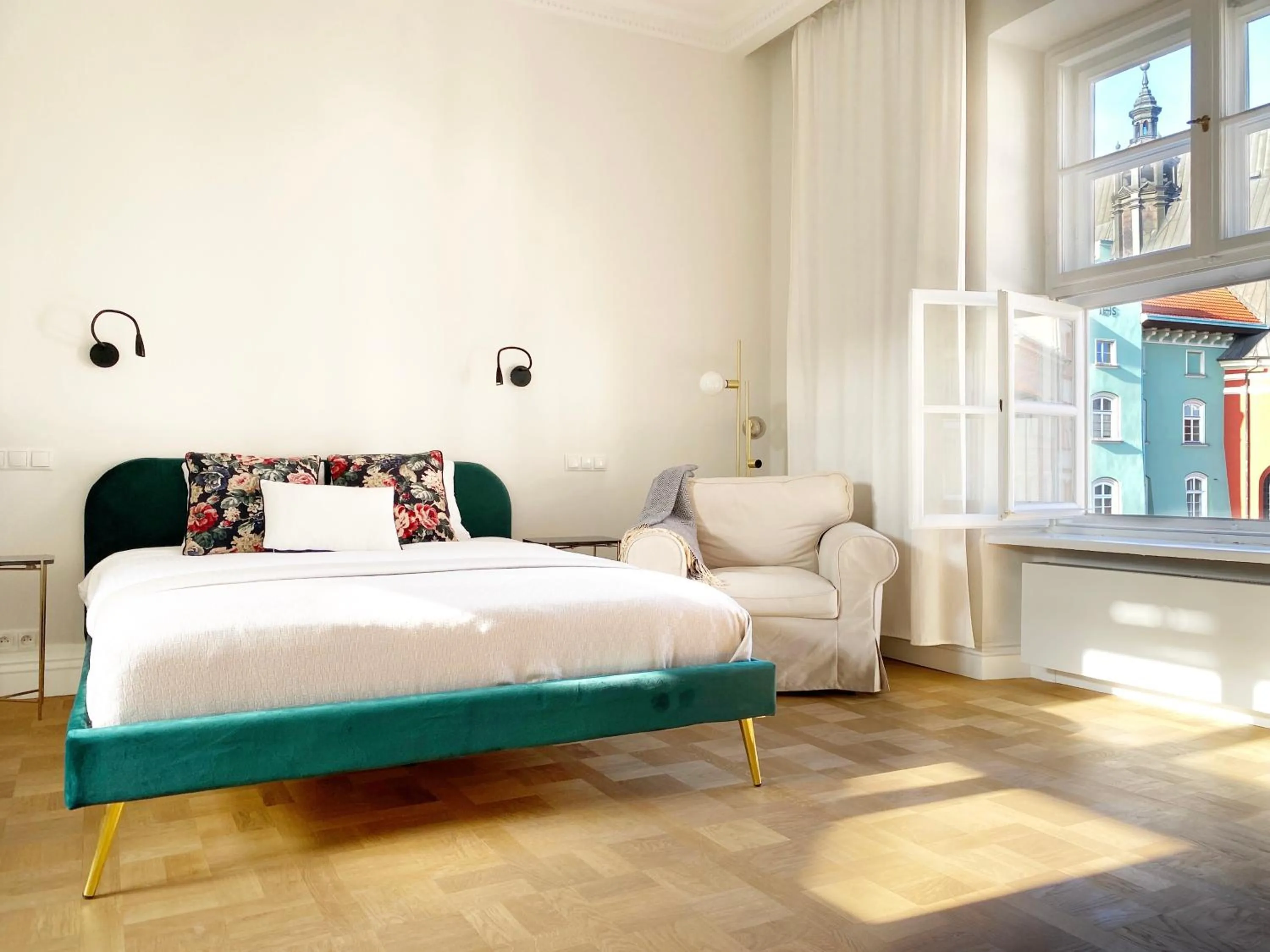 Bed in MINT Luxury Apartments at the Main Square