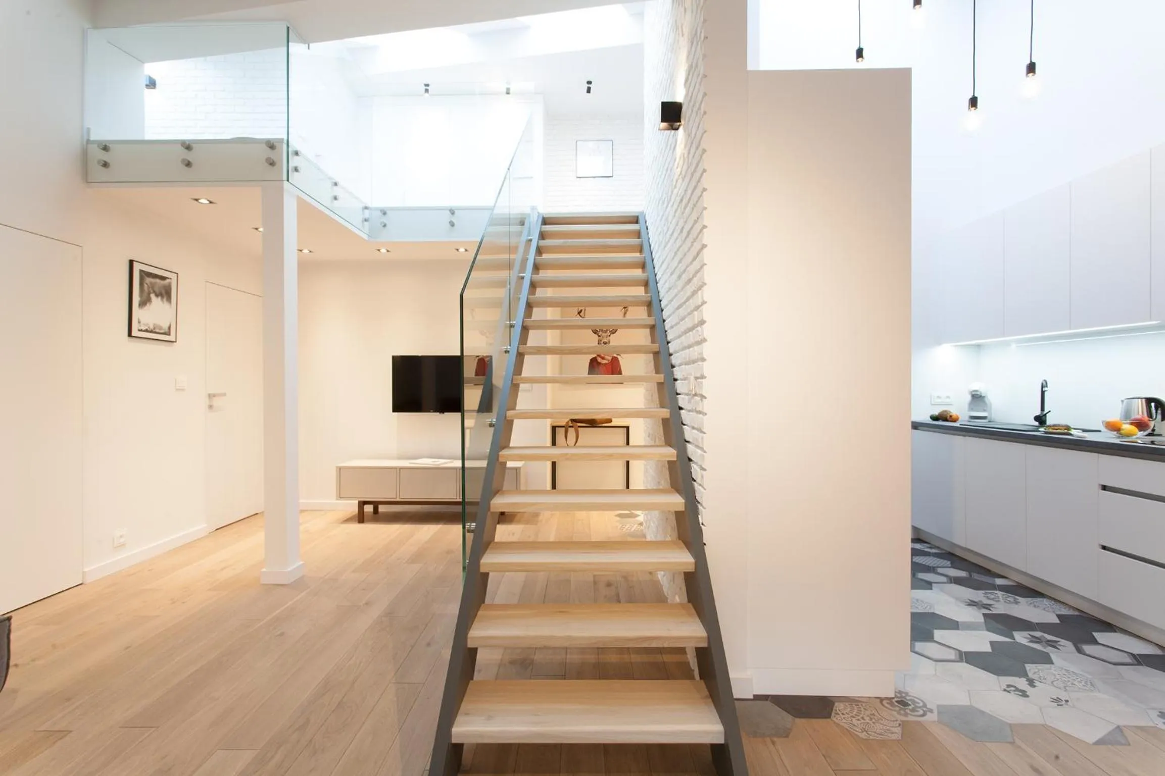 Living room in MINT Luxury Apartments at the Main Square