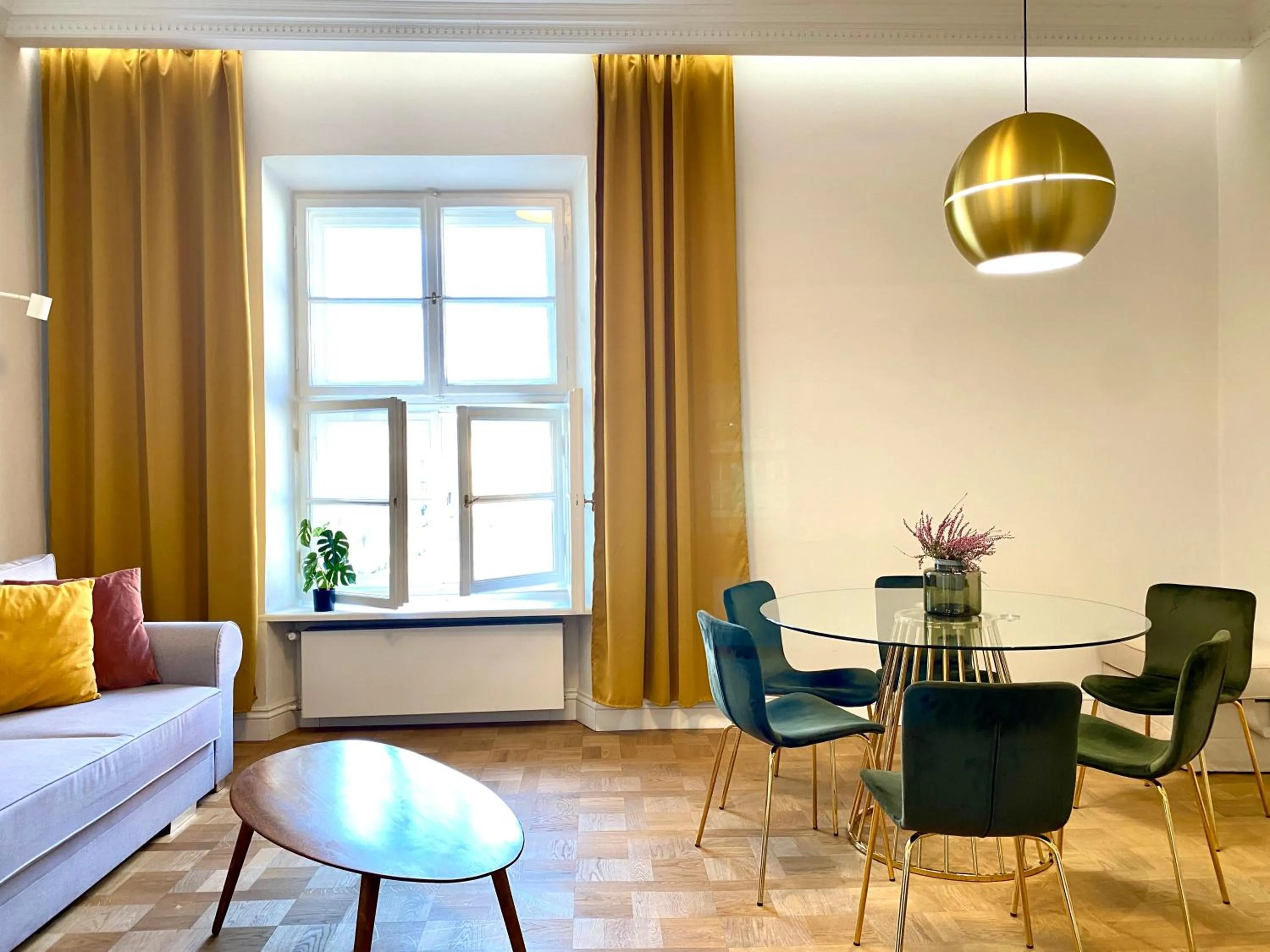 Living room in MINT Luxury Apartments at the Main Square