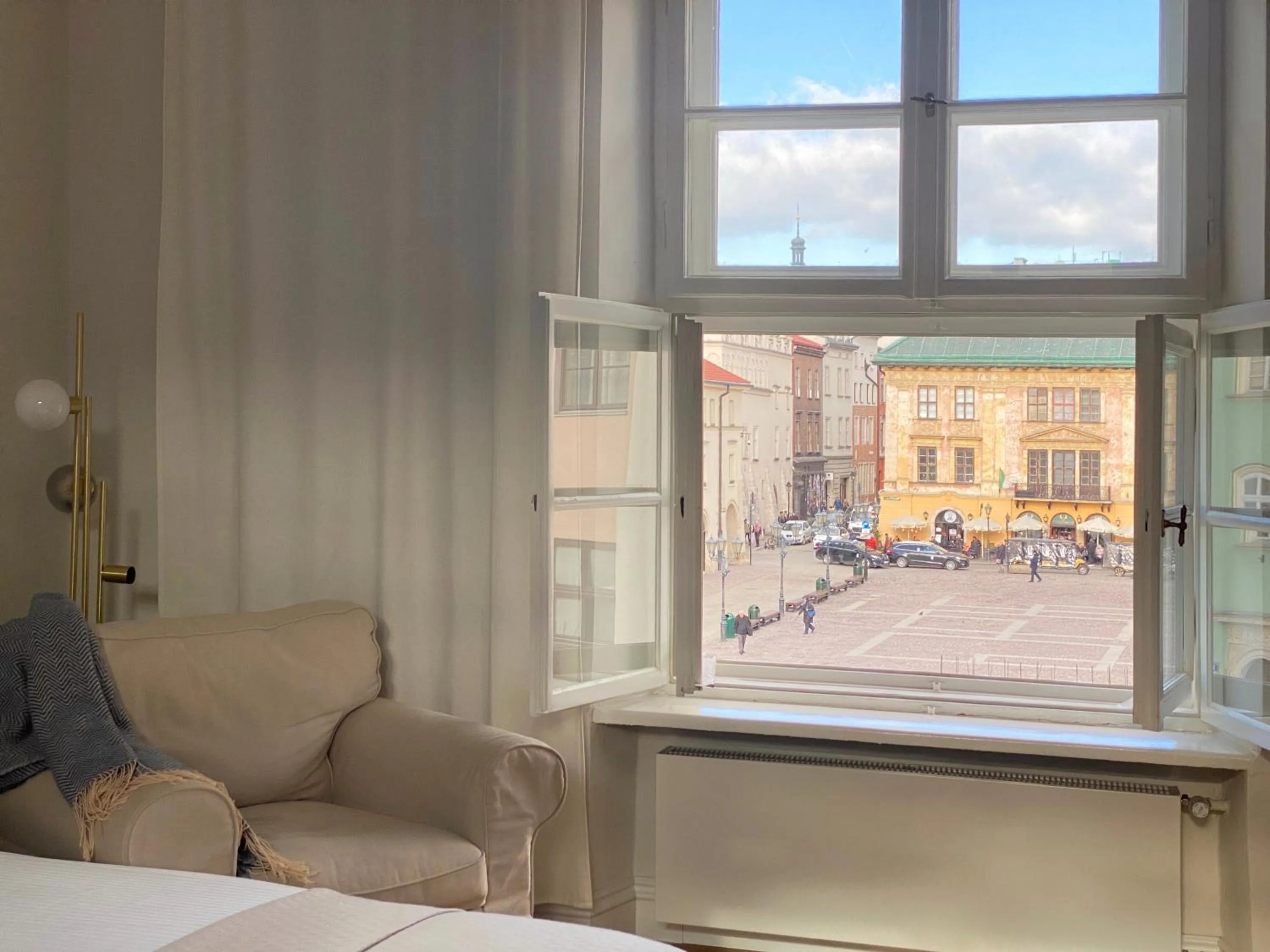 Bed in MINT Luxury Apartments at the Main Square