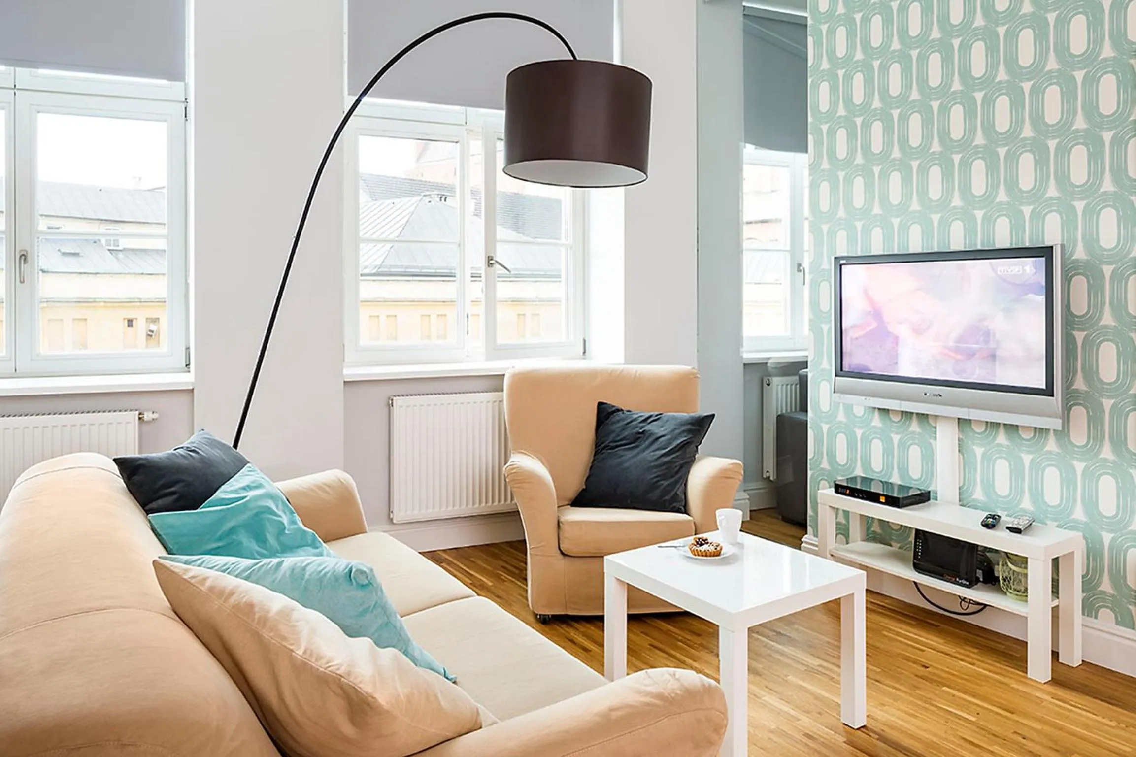 Living room in MINT Luxury Apartments at the Main Square