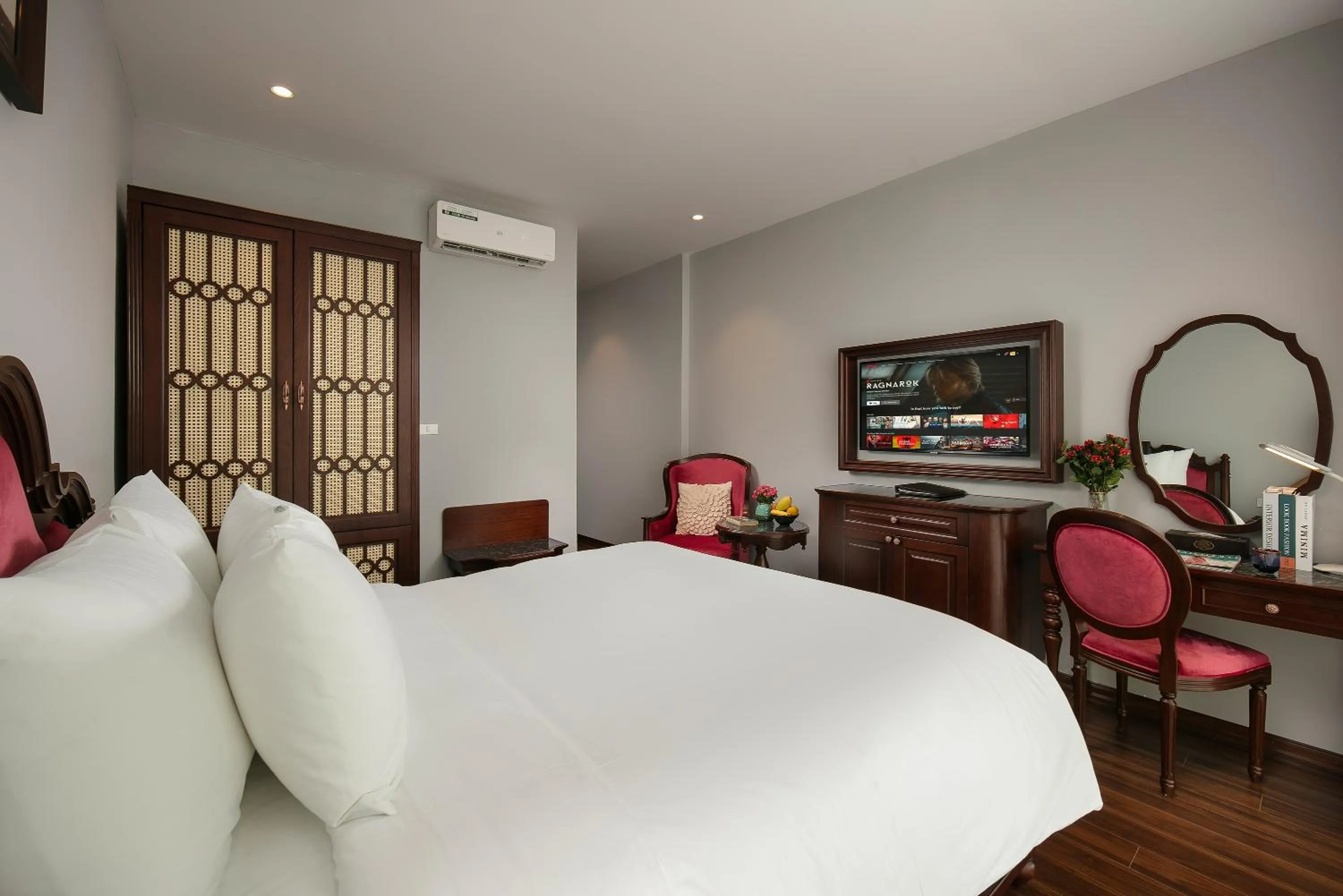 Bed in Serene Central Hotel