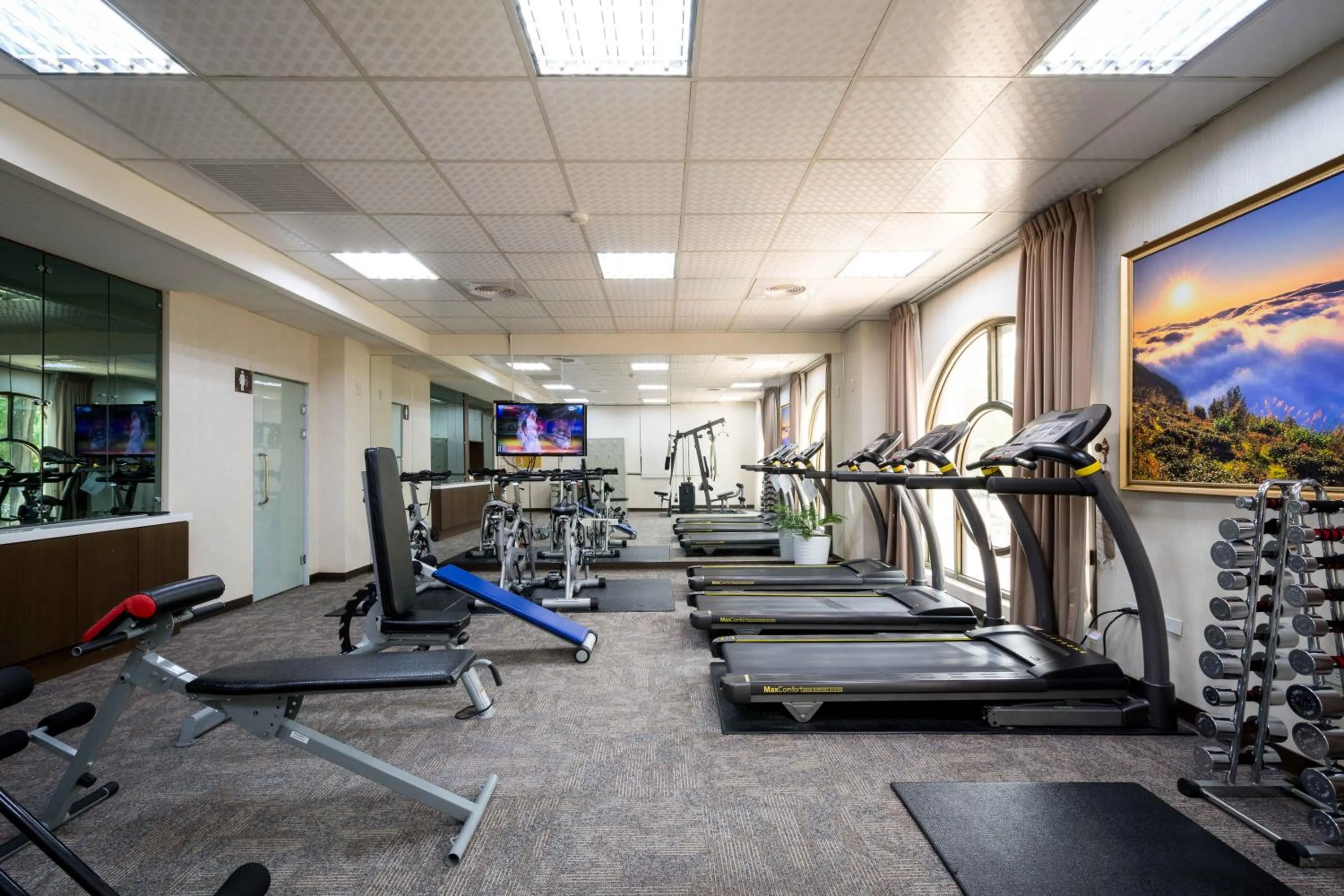 Fitness centre/facilities in Royal Chiayi Hotel