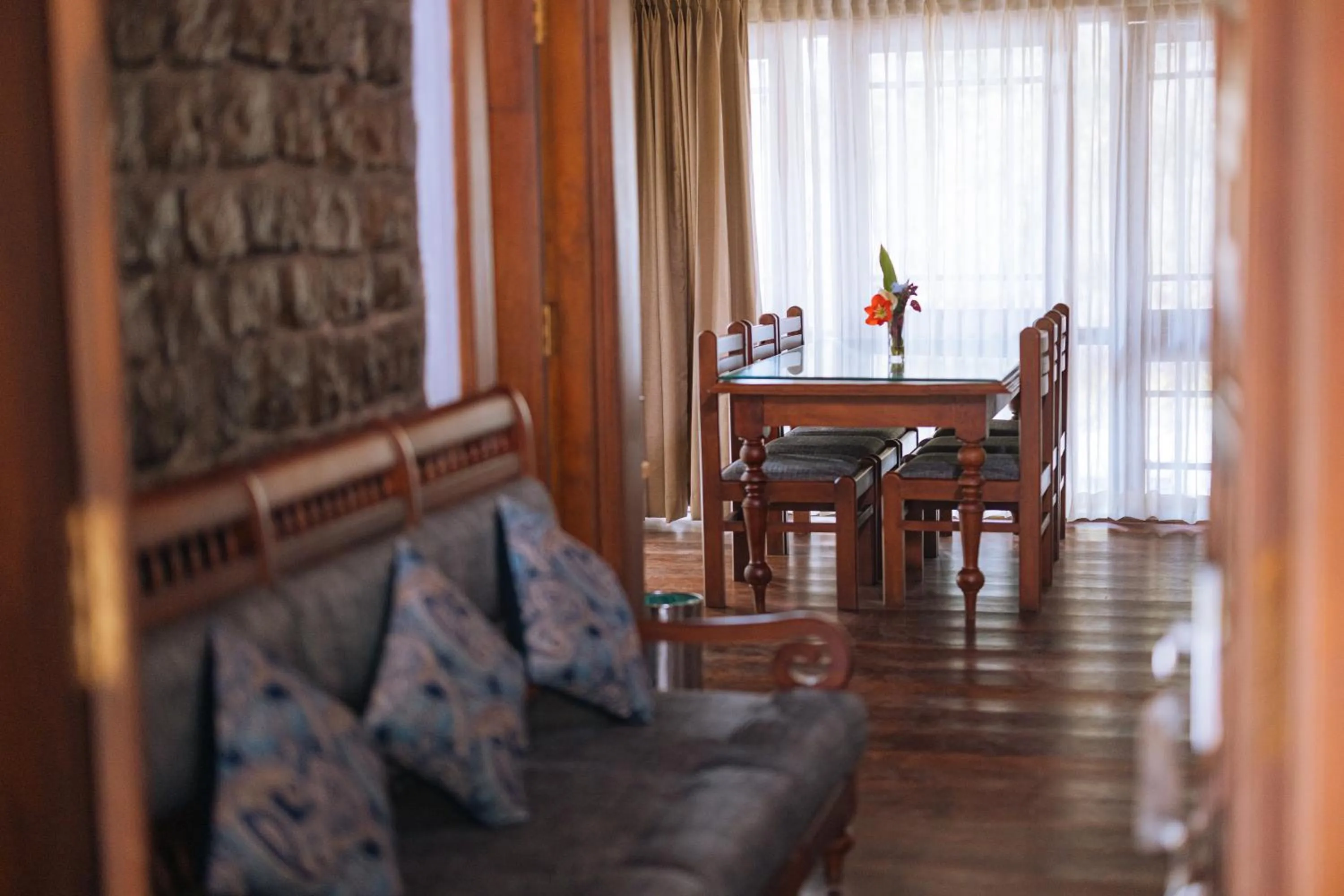 Living room in Elixir Woods Luxury Resort And Spa, Munnar