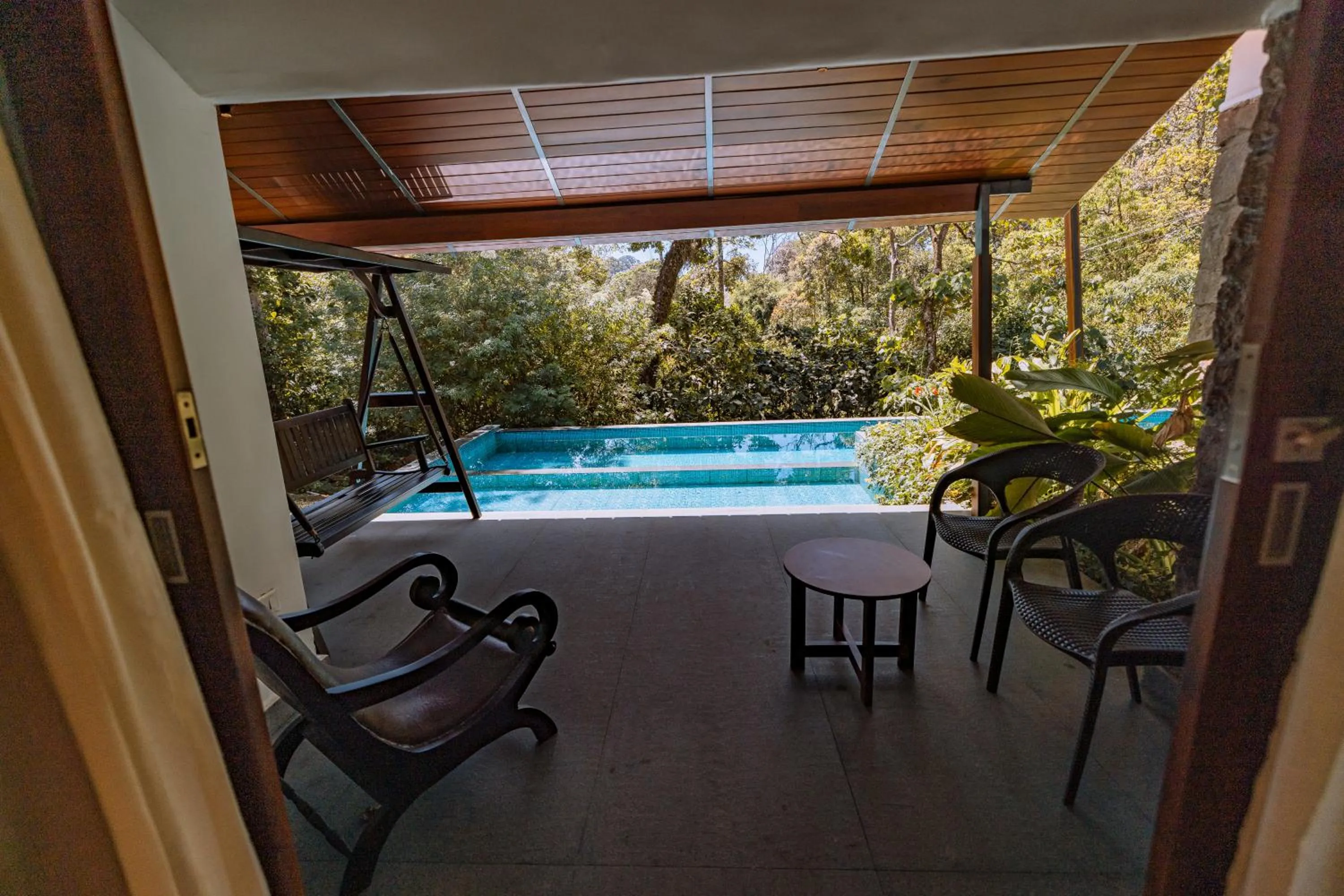 Swimming pool in Elixir Woods Luxury Resort And Spa, Munnar