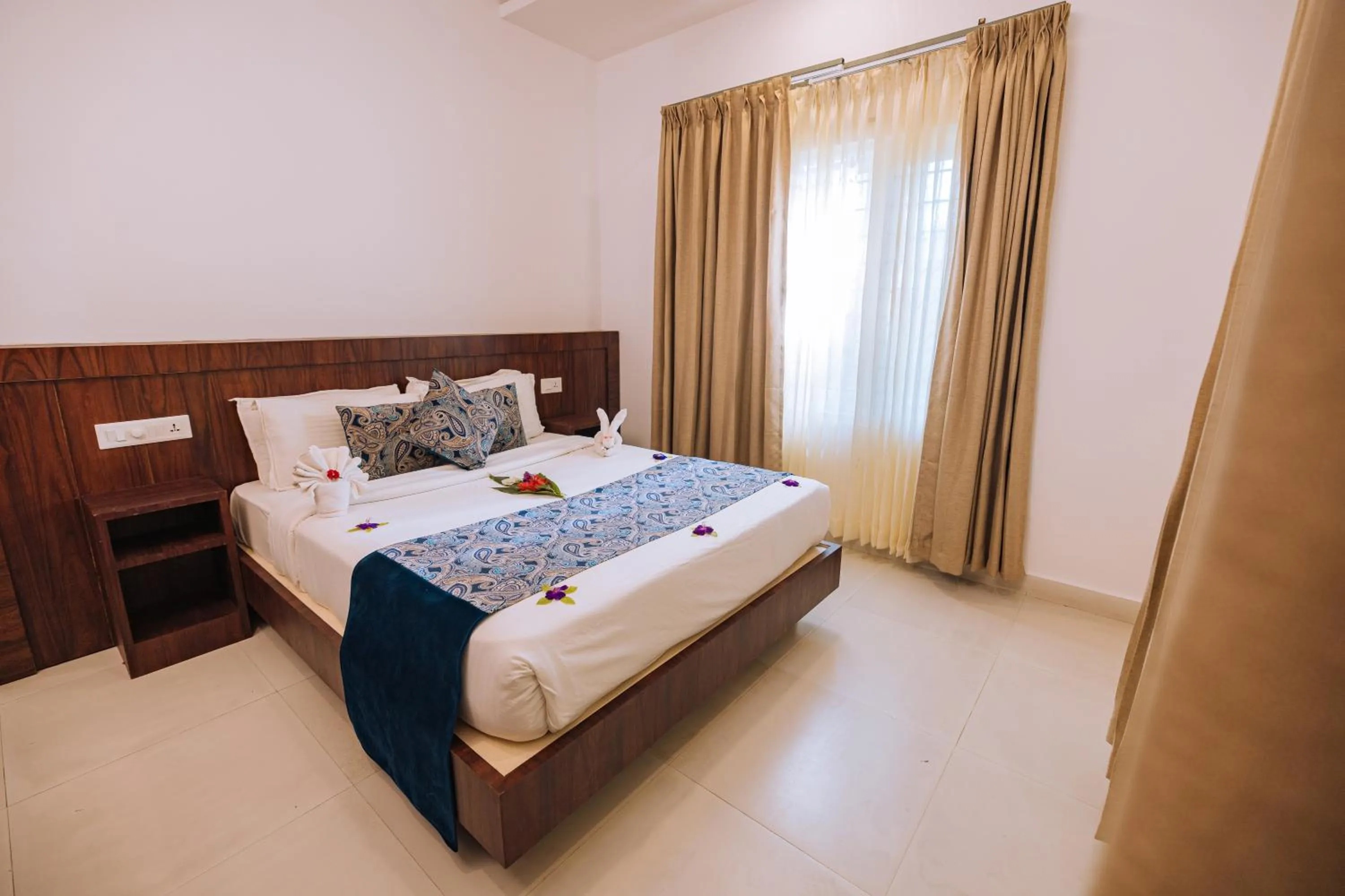 Bed in Elixir Woods Luxury Resort And Spa, Munnar