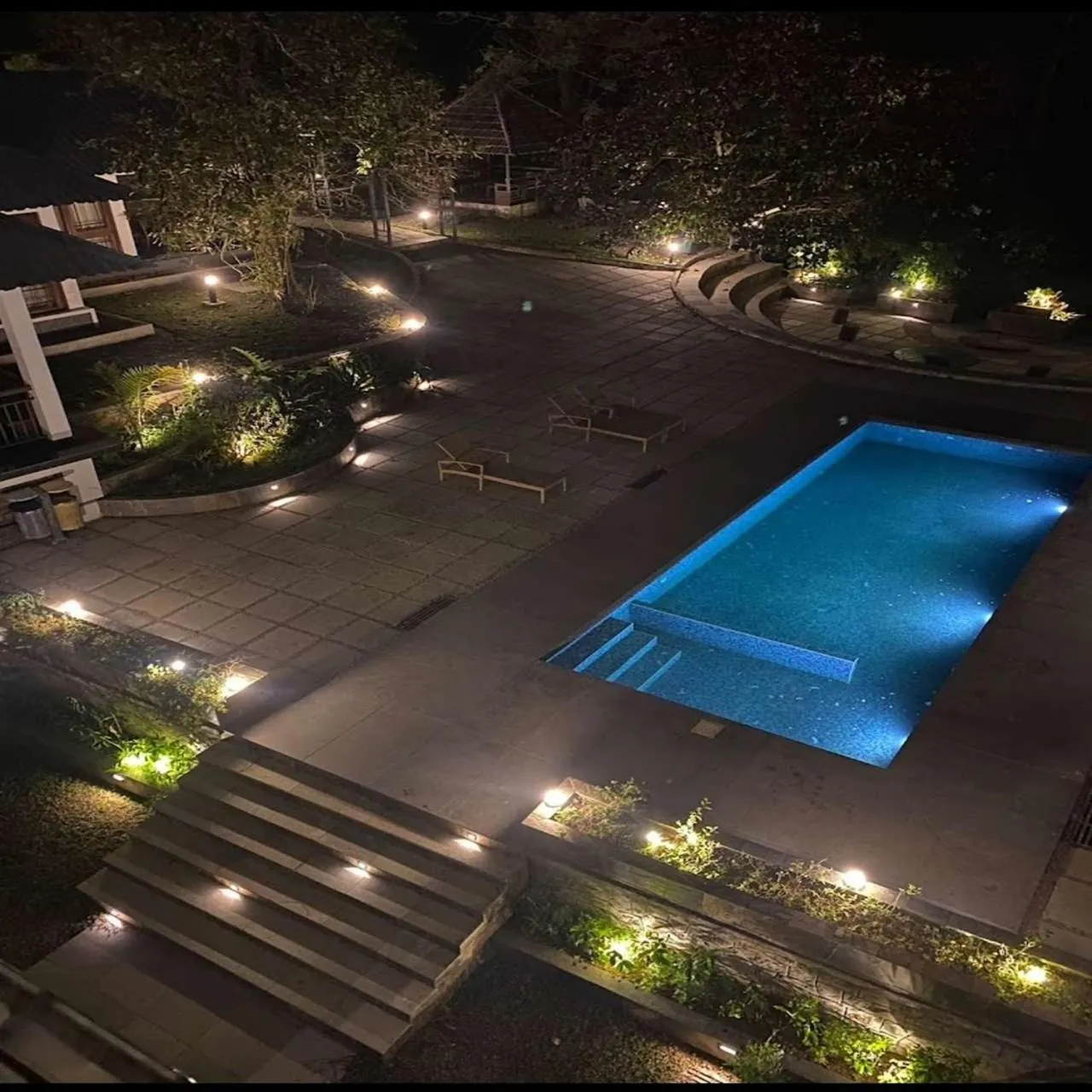 Swimming pool in Elixir Woods Luxury Resort And Spa, Munnar