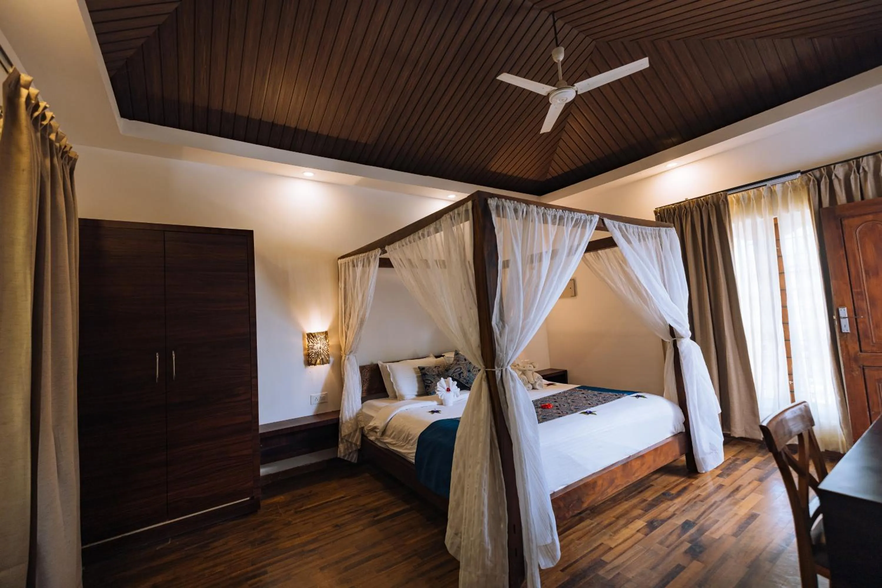 Bed in Elixir Woods Luxury Resort And Spa, Munnar