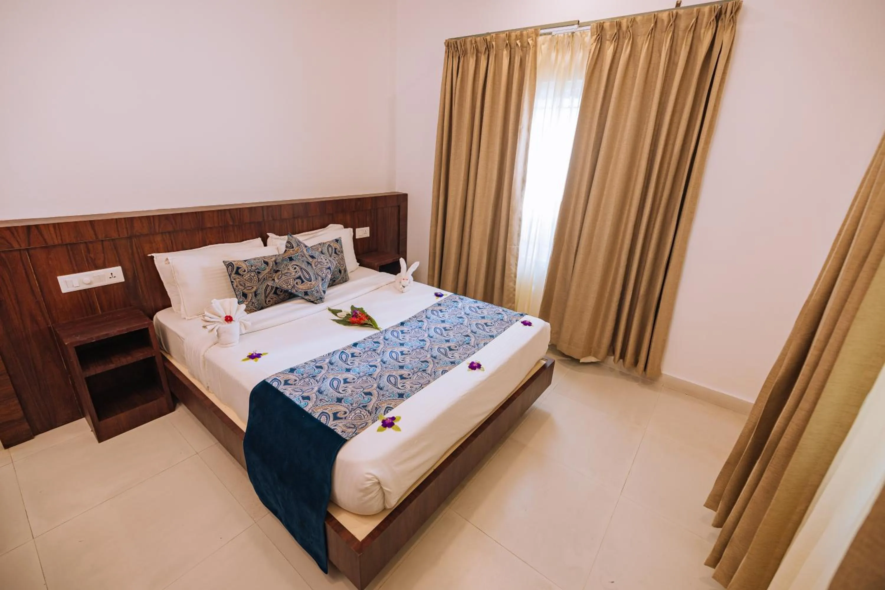 Bed in Elixir Woods Luxury Resort And Spa, Munnar