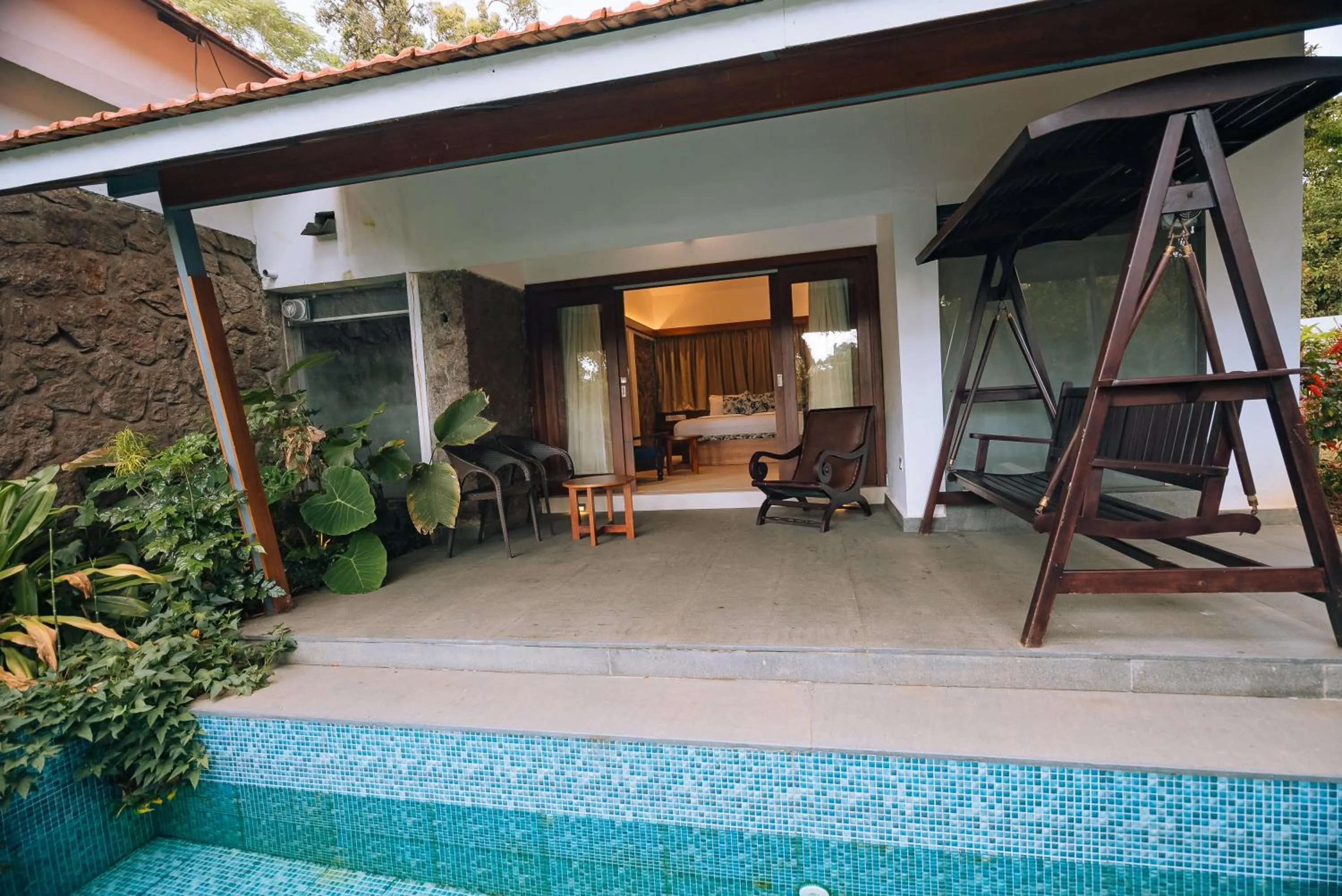 Living room in Elixir Woods Luxury Resort And Spa, Munnar