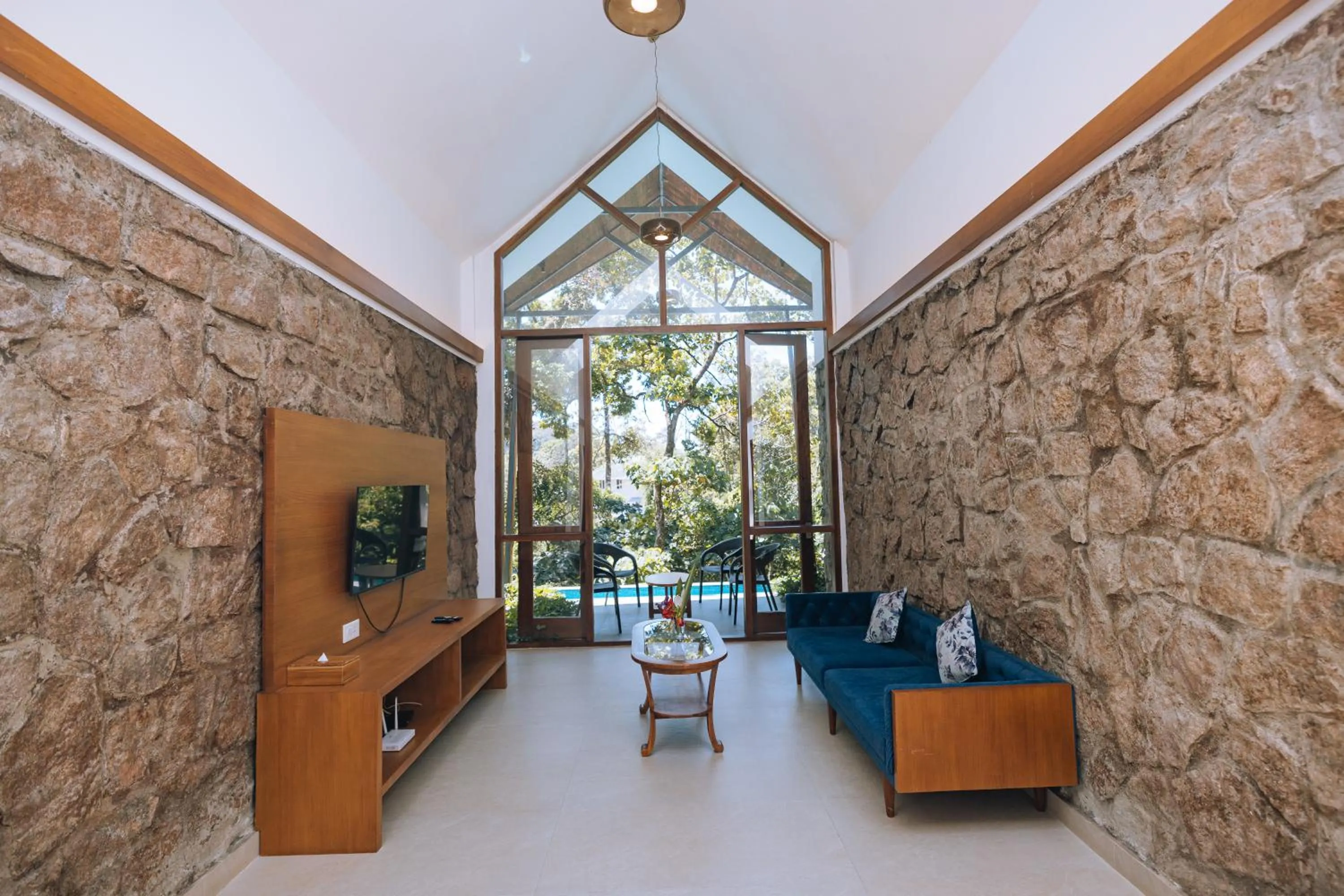 Living room in Elixir Woods Luxury Resort And Spa, Munnar