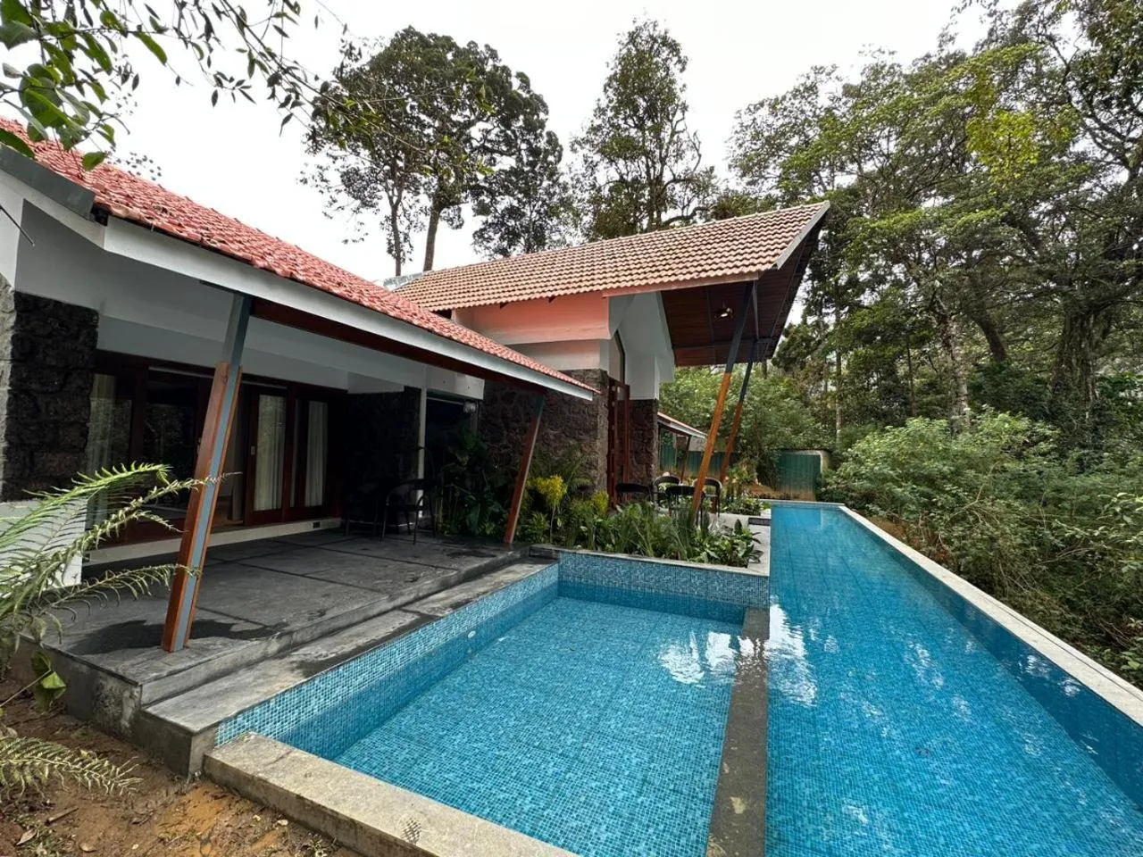 Swimming pool in Elixir Woods Luxury Resort And Spa, Munnar