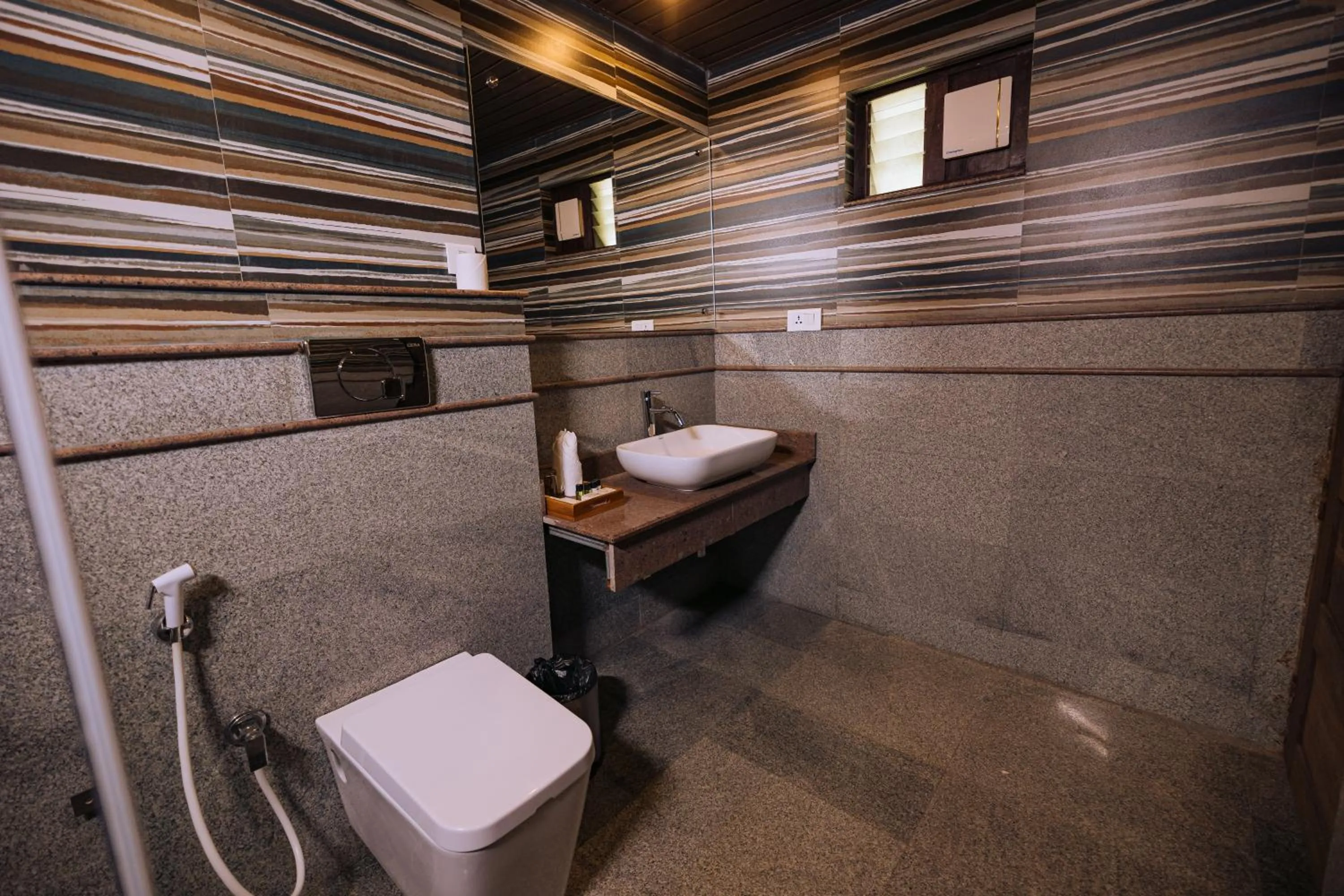 Shower in Elixir Woods Luxury Resort And Spa, Munnar