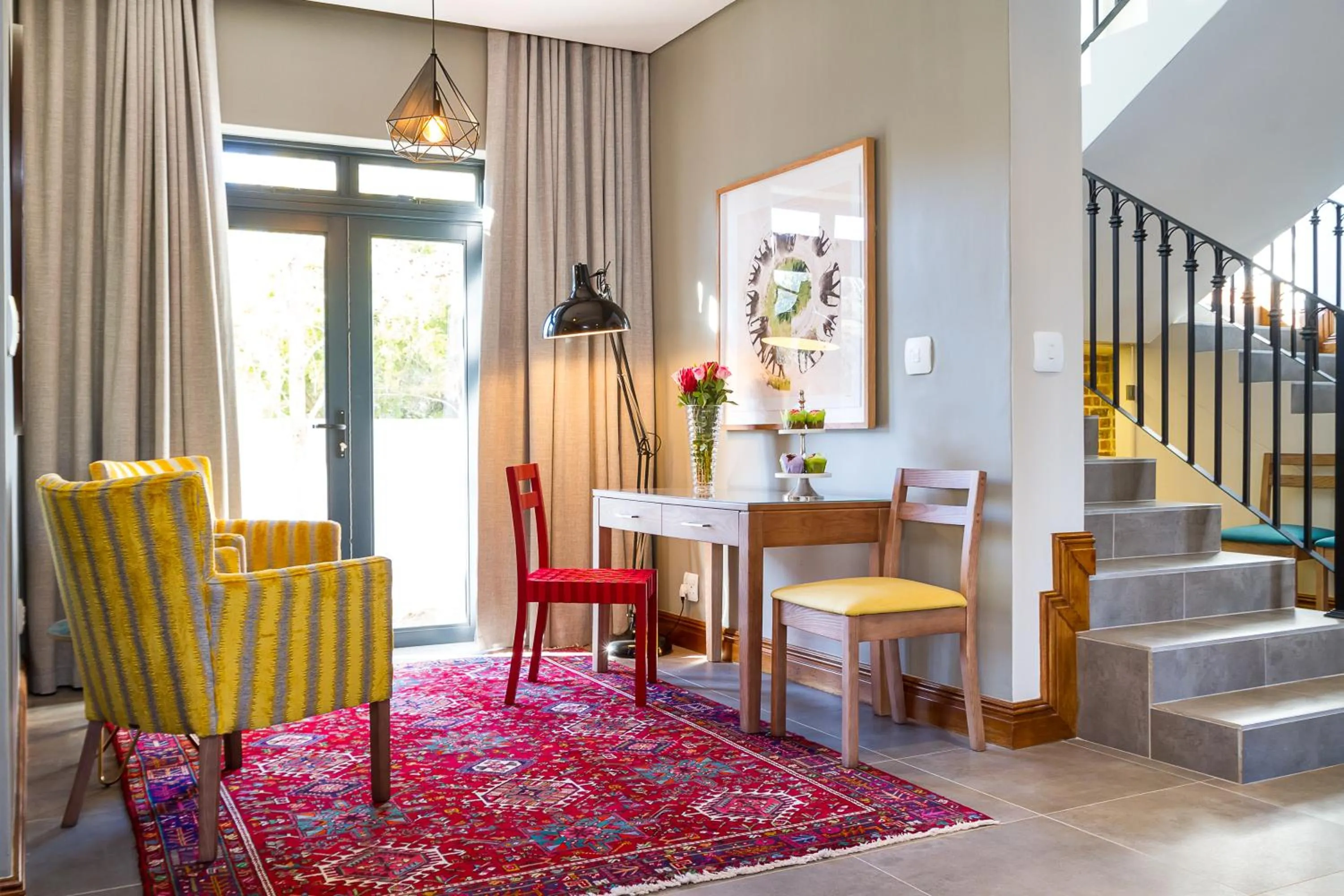 Communal lounge/ TV room in Evertsdal Guesthouse