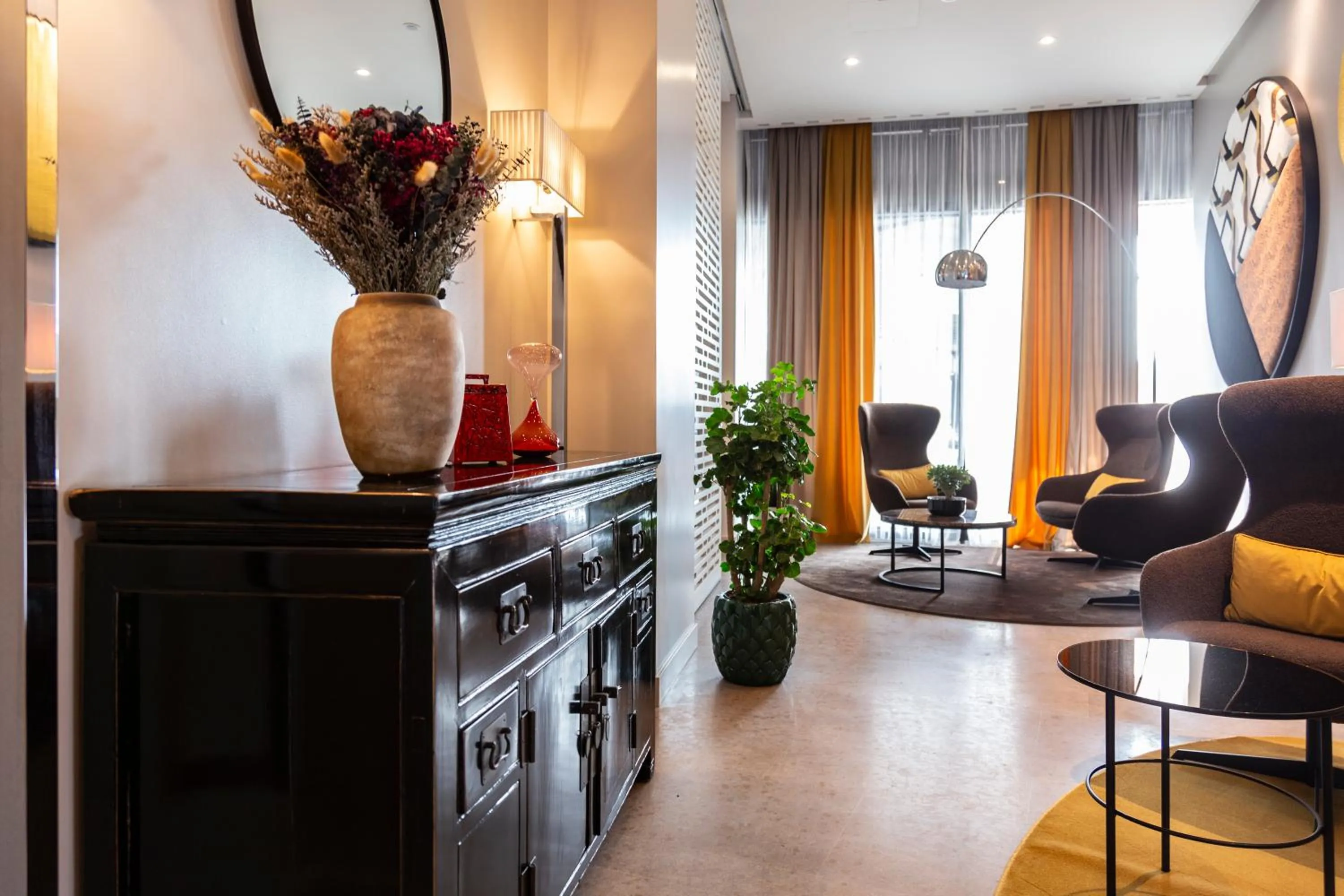 Seating area in Welcome Hotel