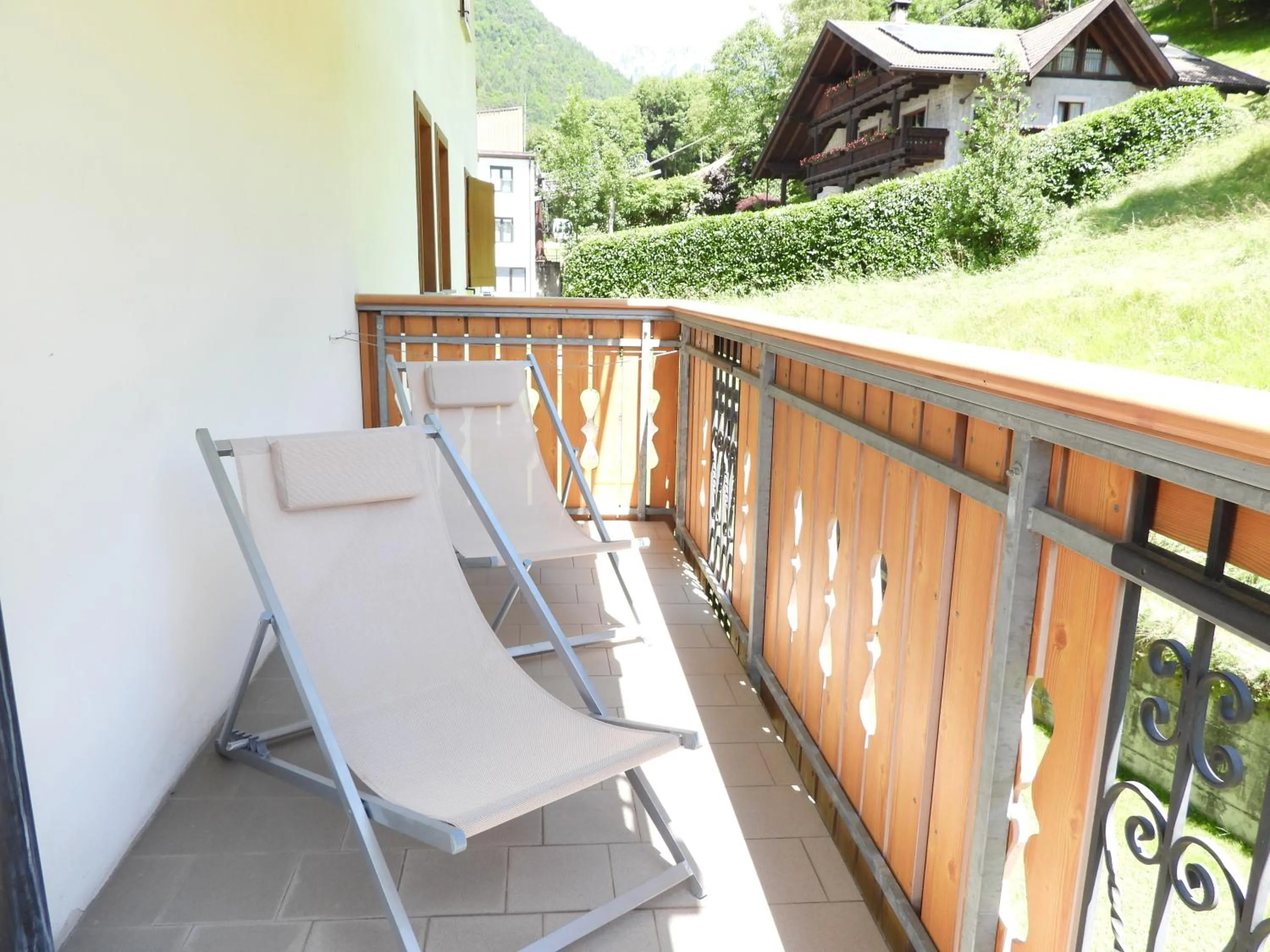 Balcony/Terrace in Hotel Garnì Maffei