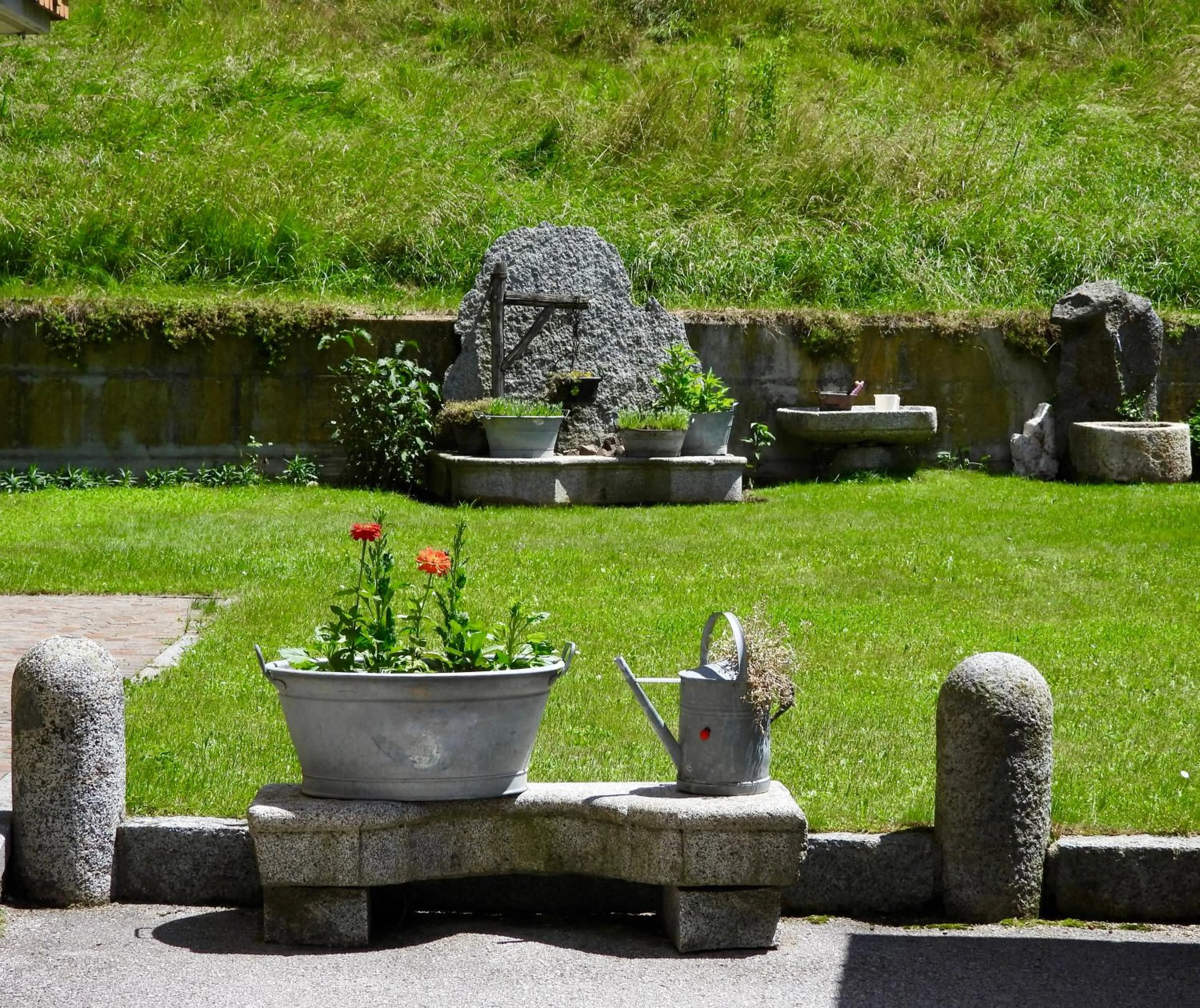 Garden in Hotel Garnì Maffei