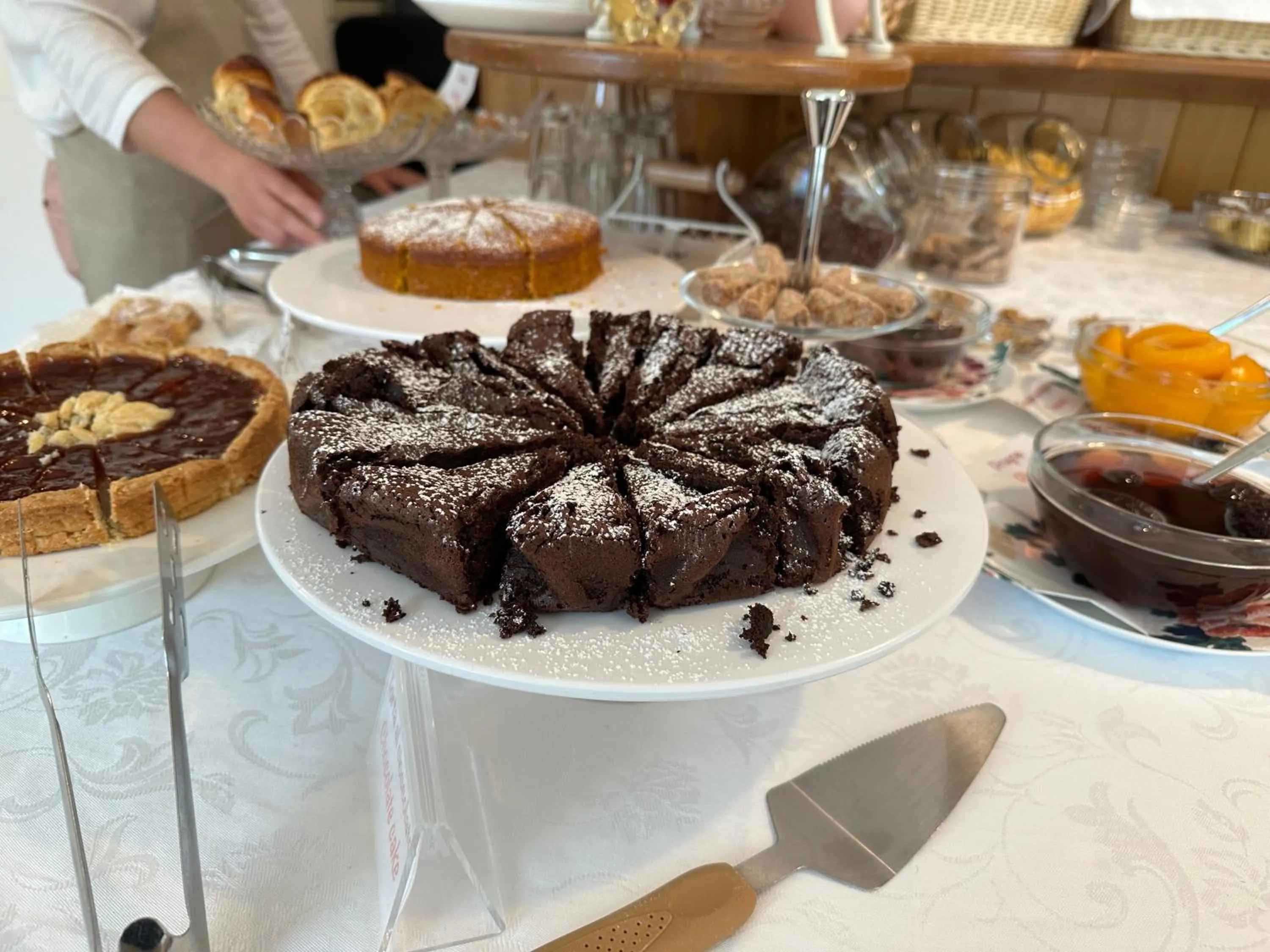 Buffet breakfast in Hotel Garnì Maffei