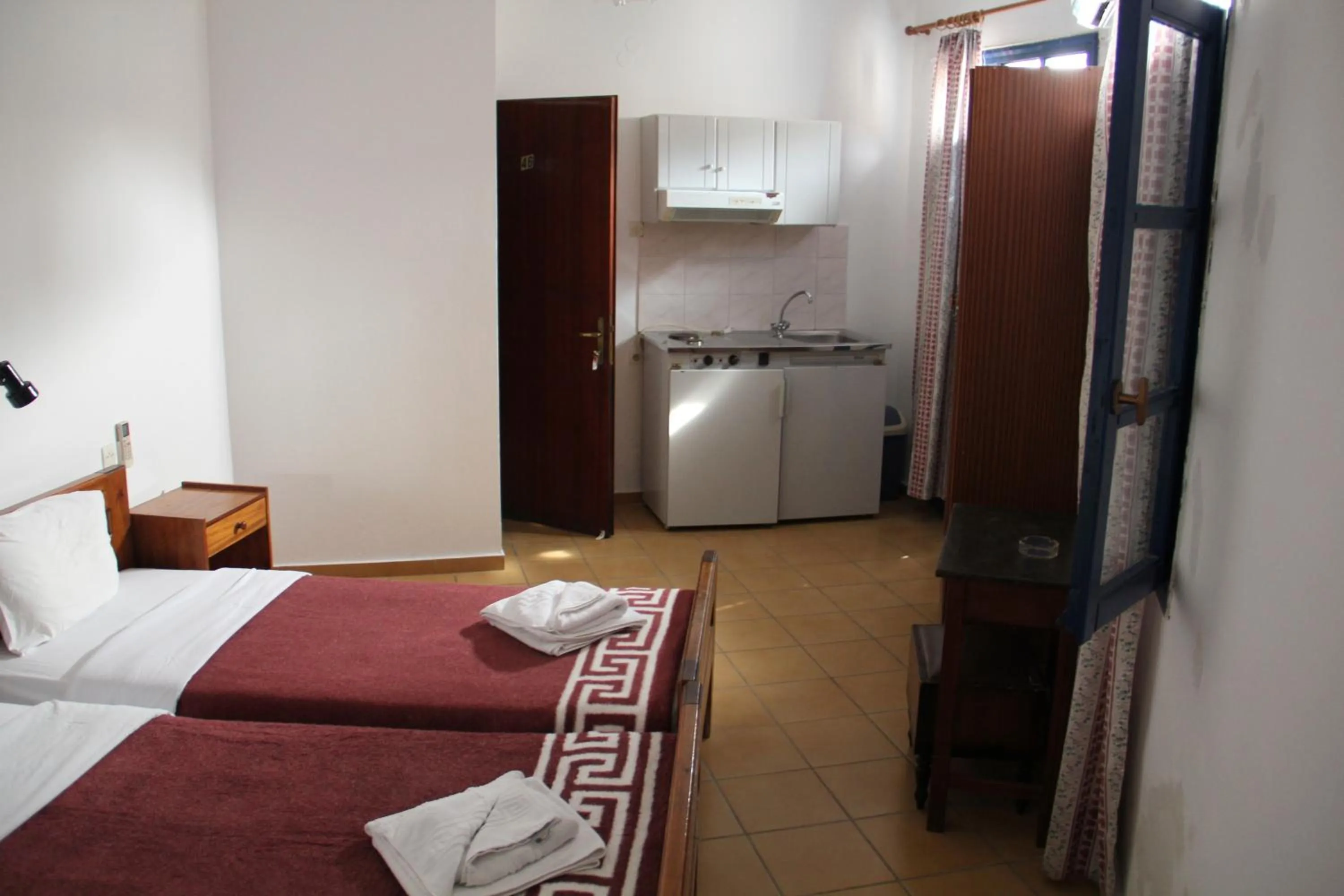 Bedroom, Bed in Hotel Stavris