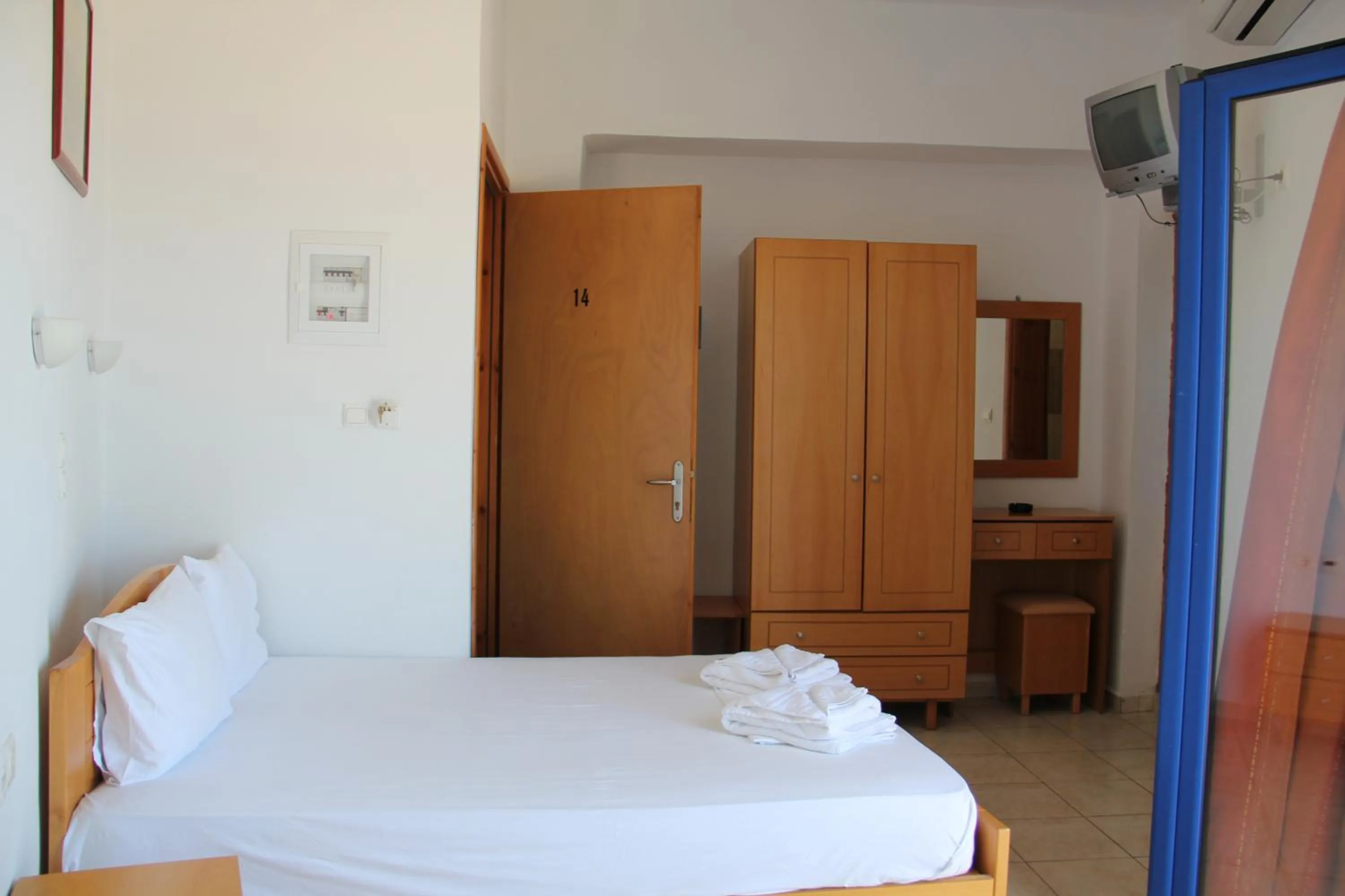 Bedroom, Bed in Hotel Stavris