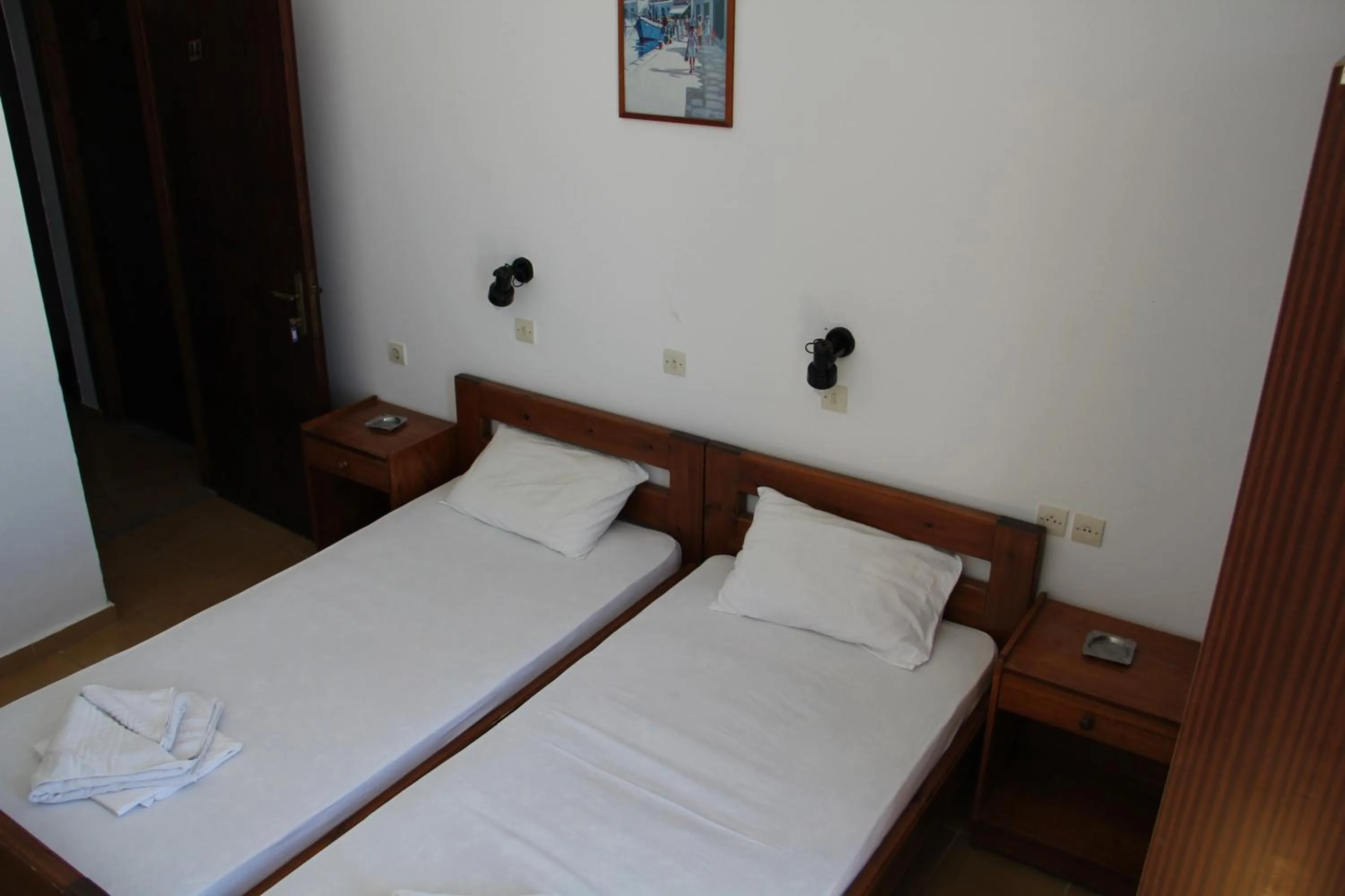 Bedroom, Bed in Hotel Stavris