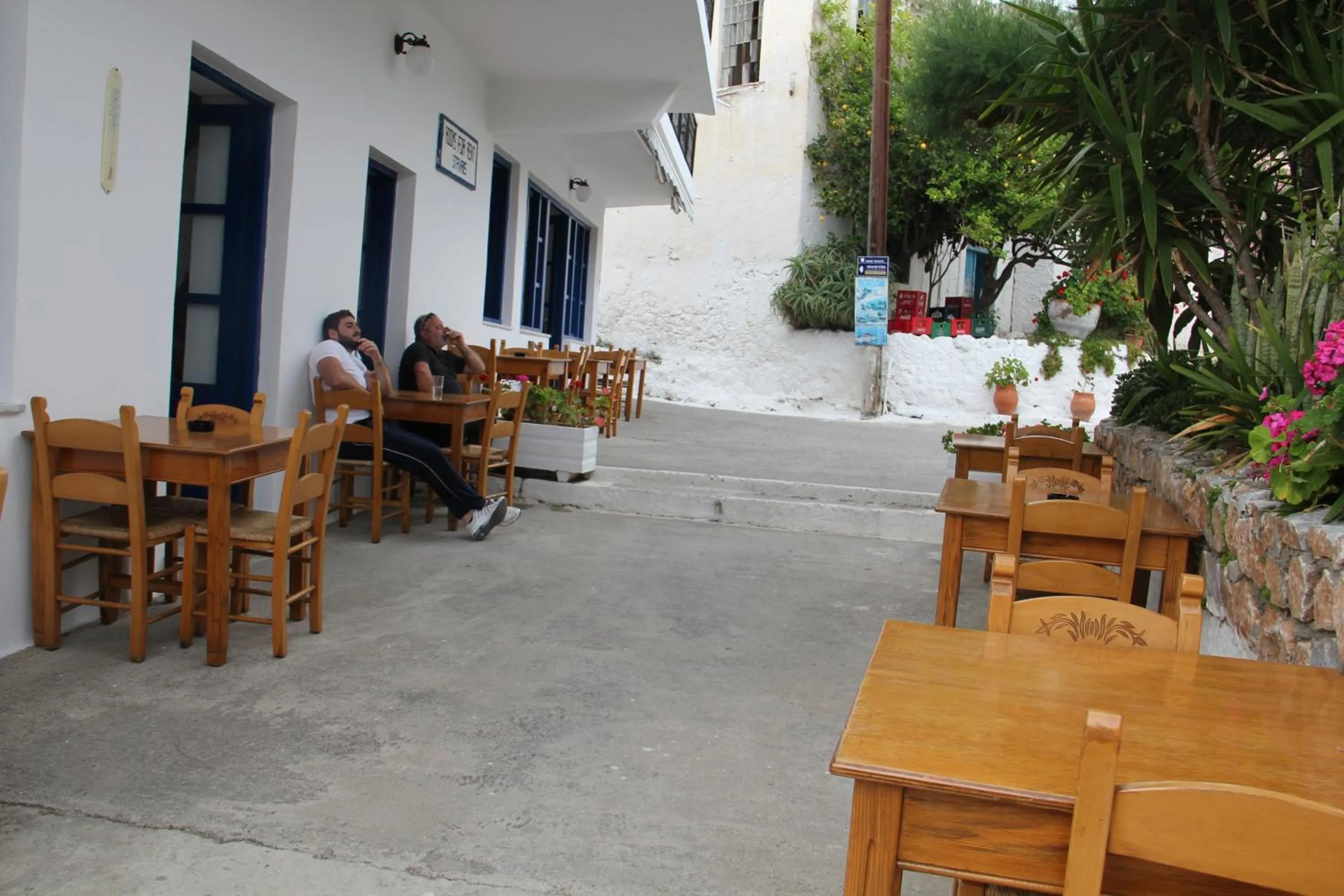 Patio in Hotel Stavris