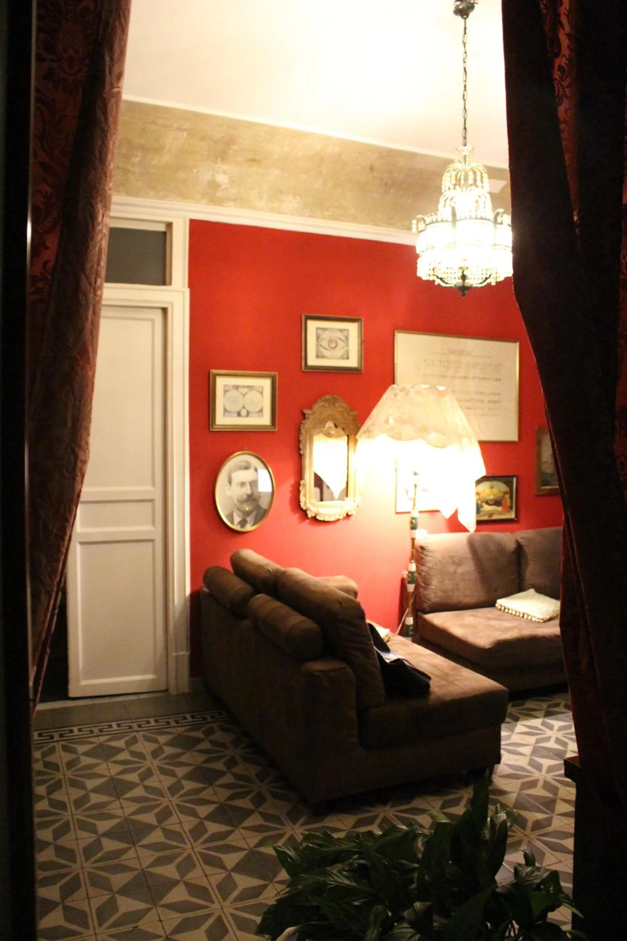 Communal lounge/ TV room in La Via delle Biciclette