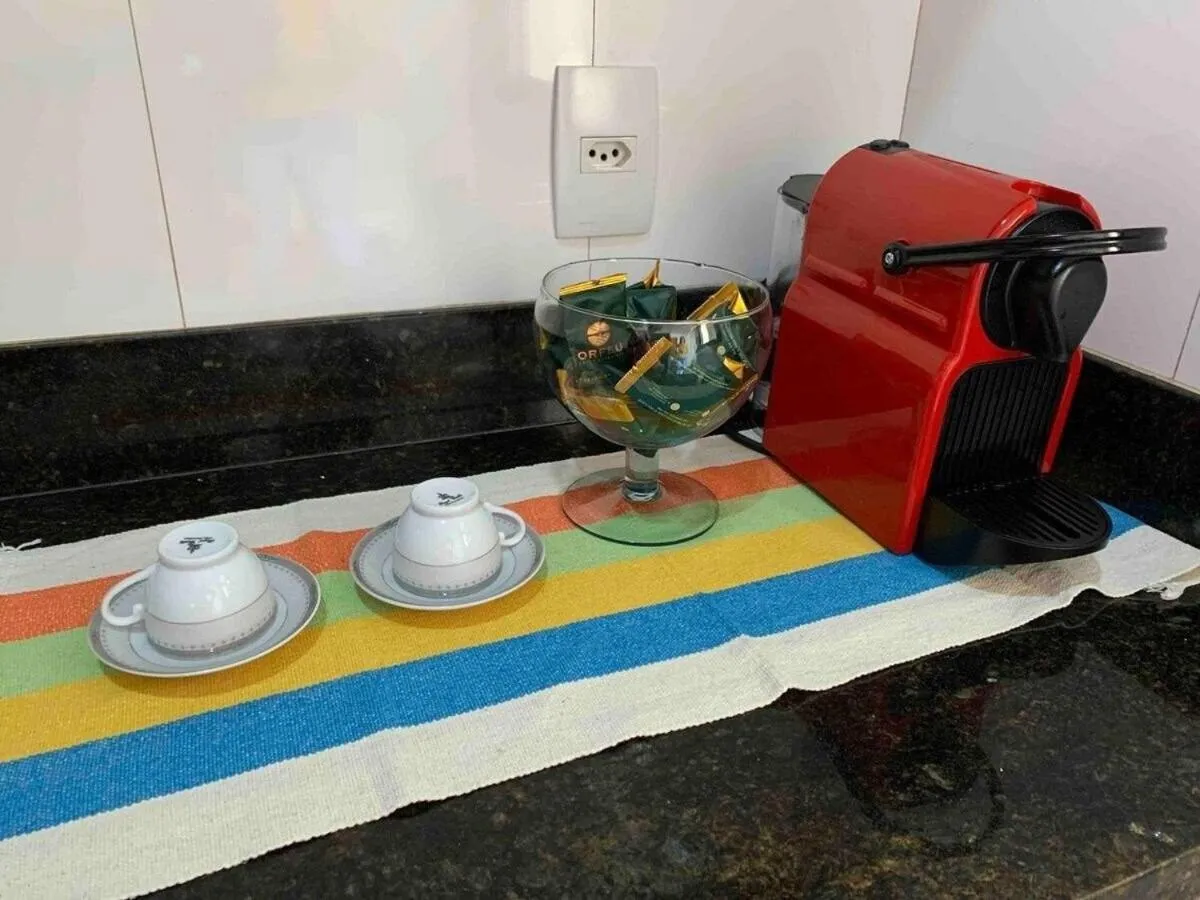 Coffee/tea facilities in Flat aconchegante 1508