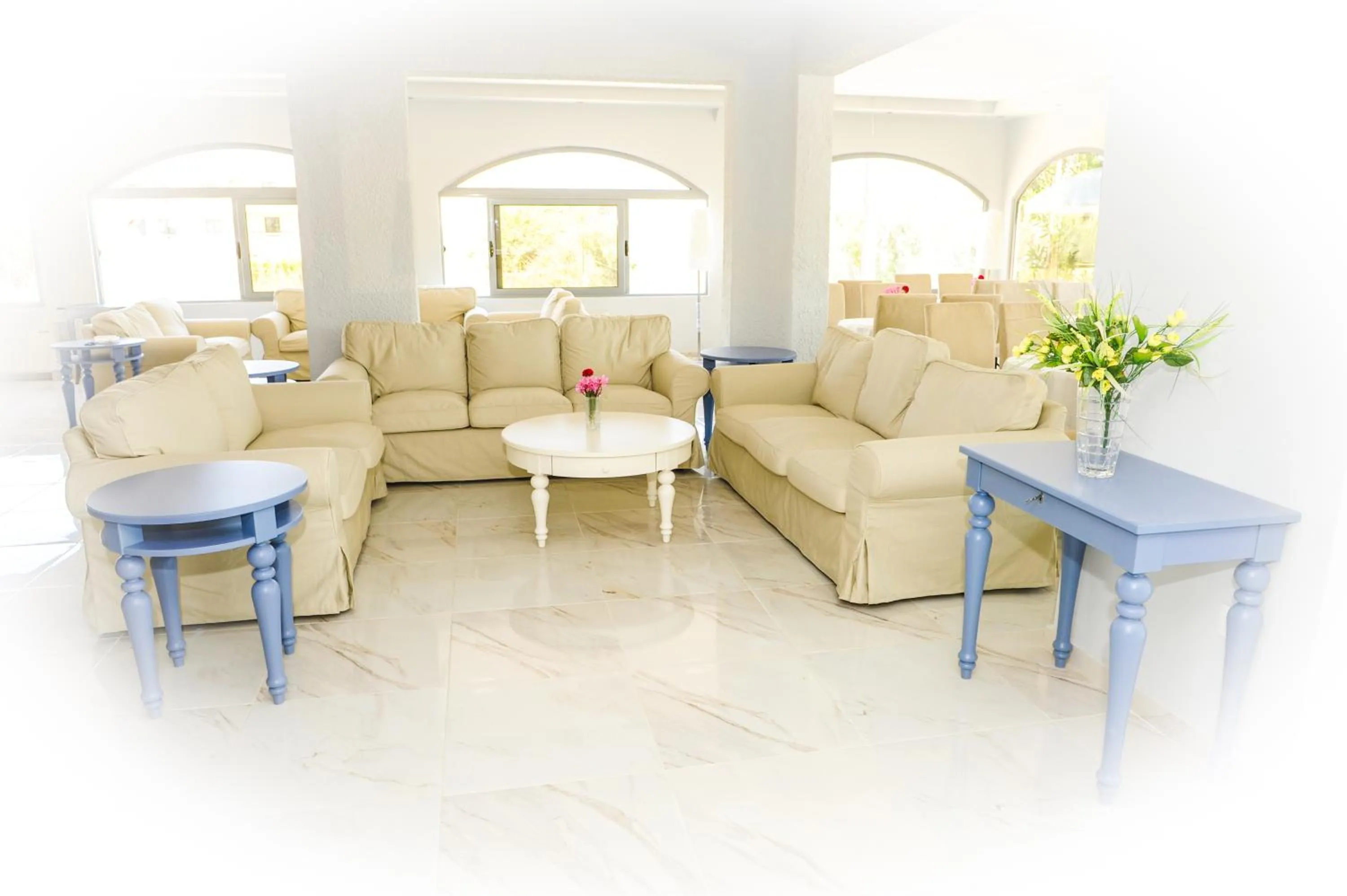 Communal lounge/ TV room in Valentino Hotel