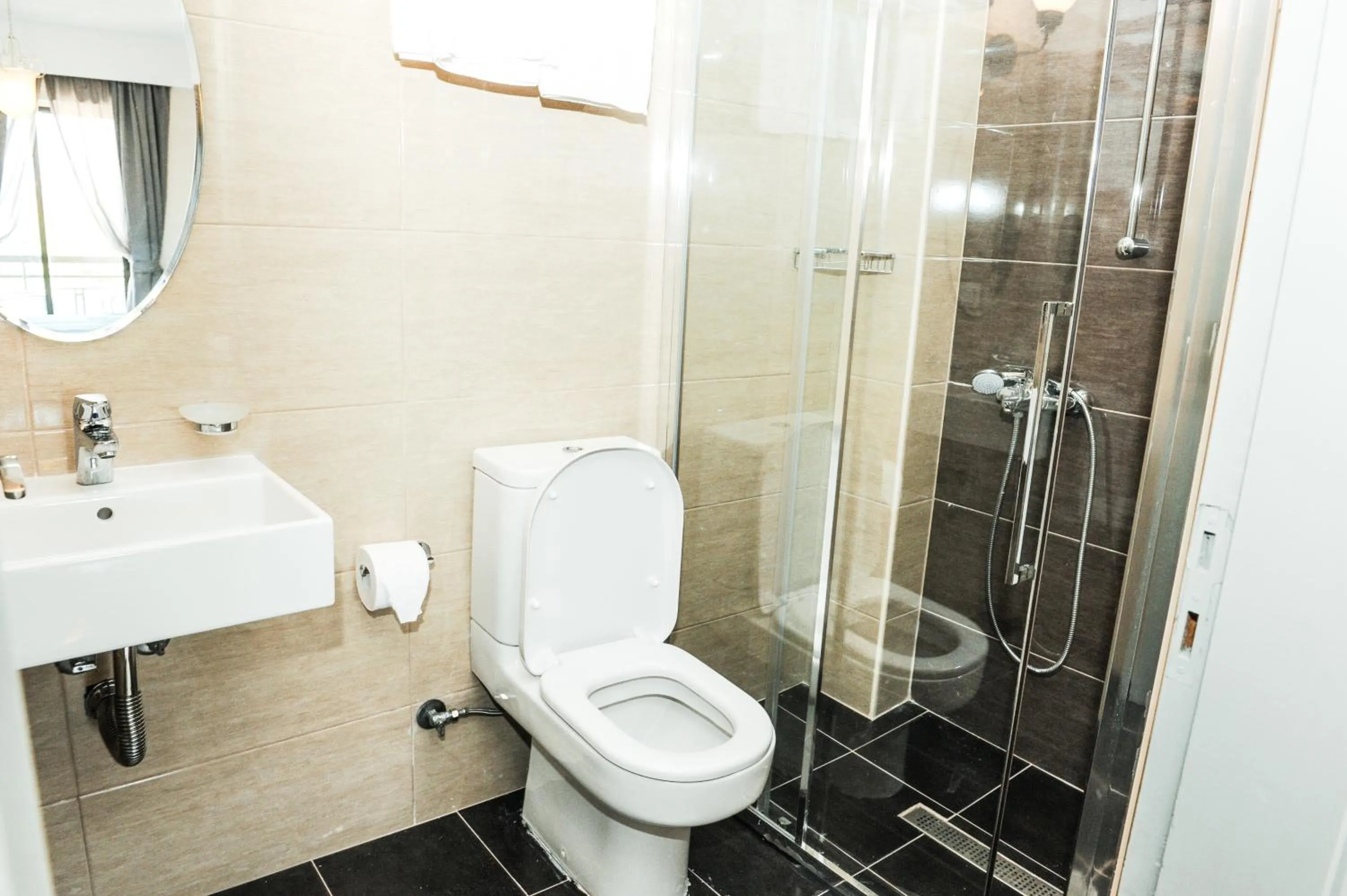 Bathroom in Valentino Hotel