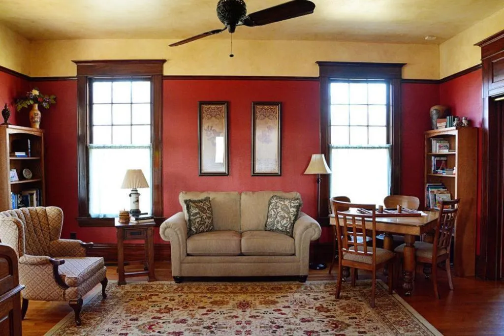 Living room in Iron Horse Inn