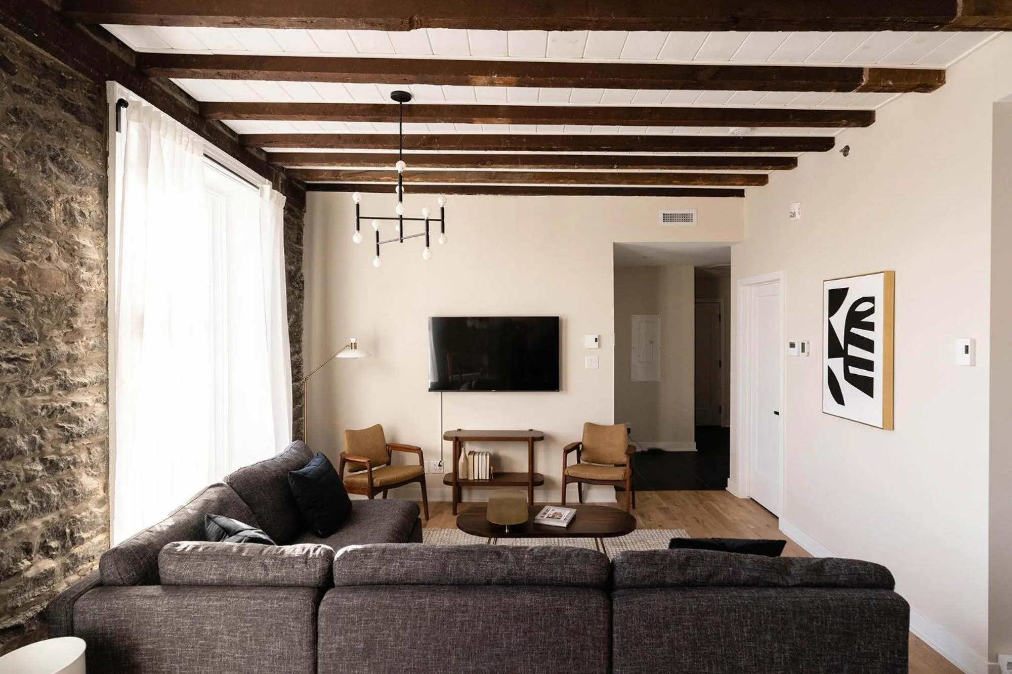 TV and multimedia in Maison Place Royale by Luxury In Transit