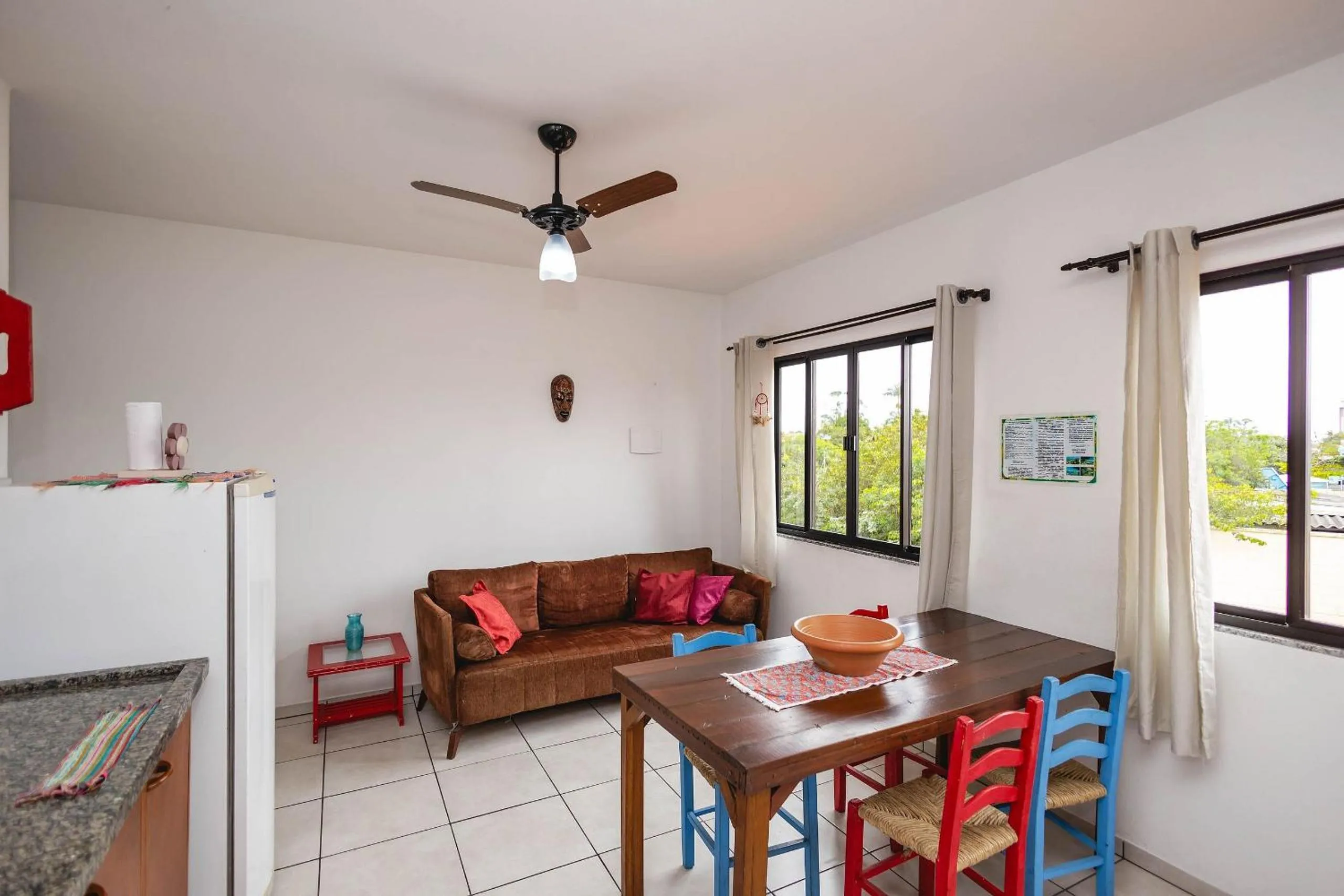 Living room in Refúgio encantador em Piçarras