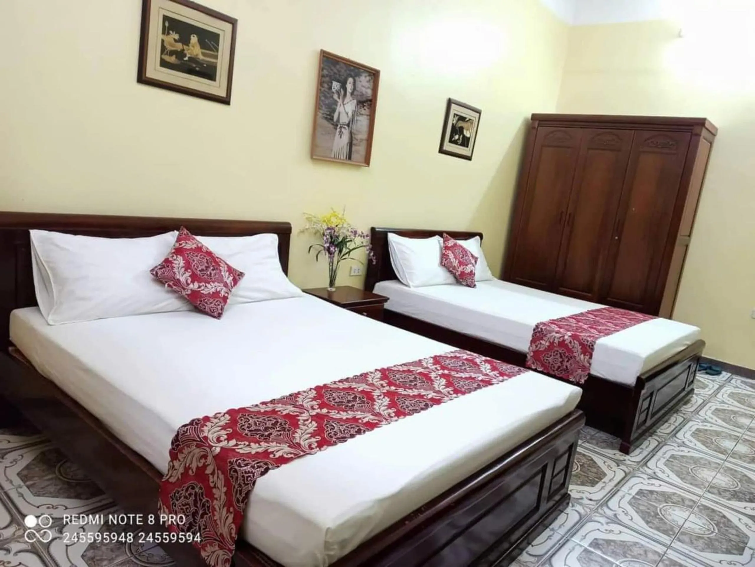 Bed in Hai Trang Hotel