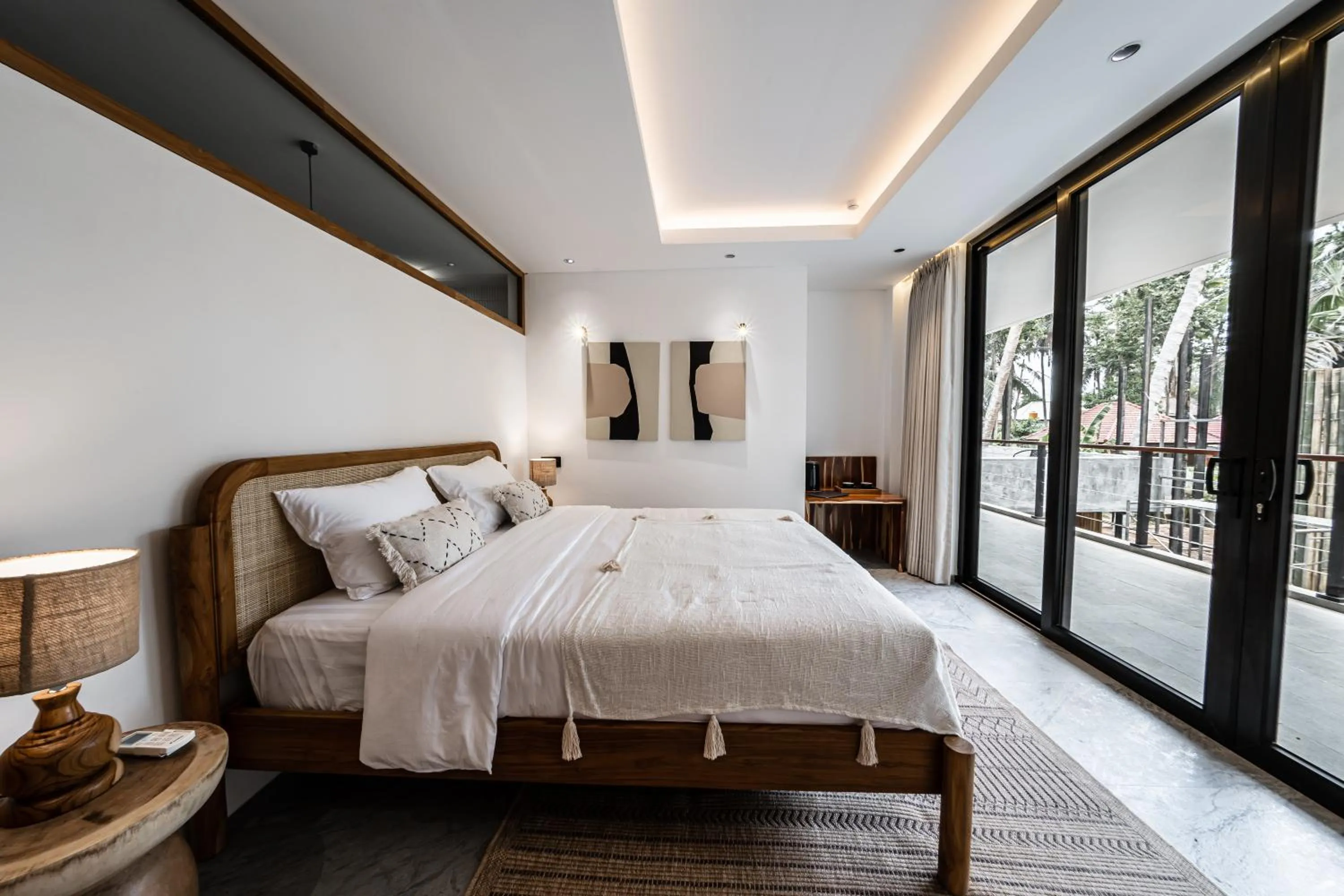Bed in Happiness Apartments Bali Ubud