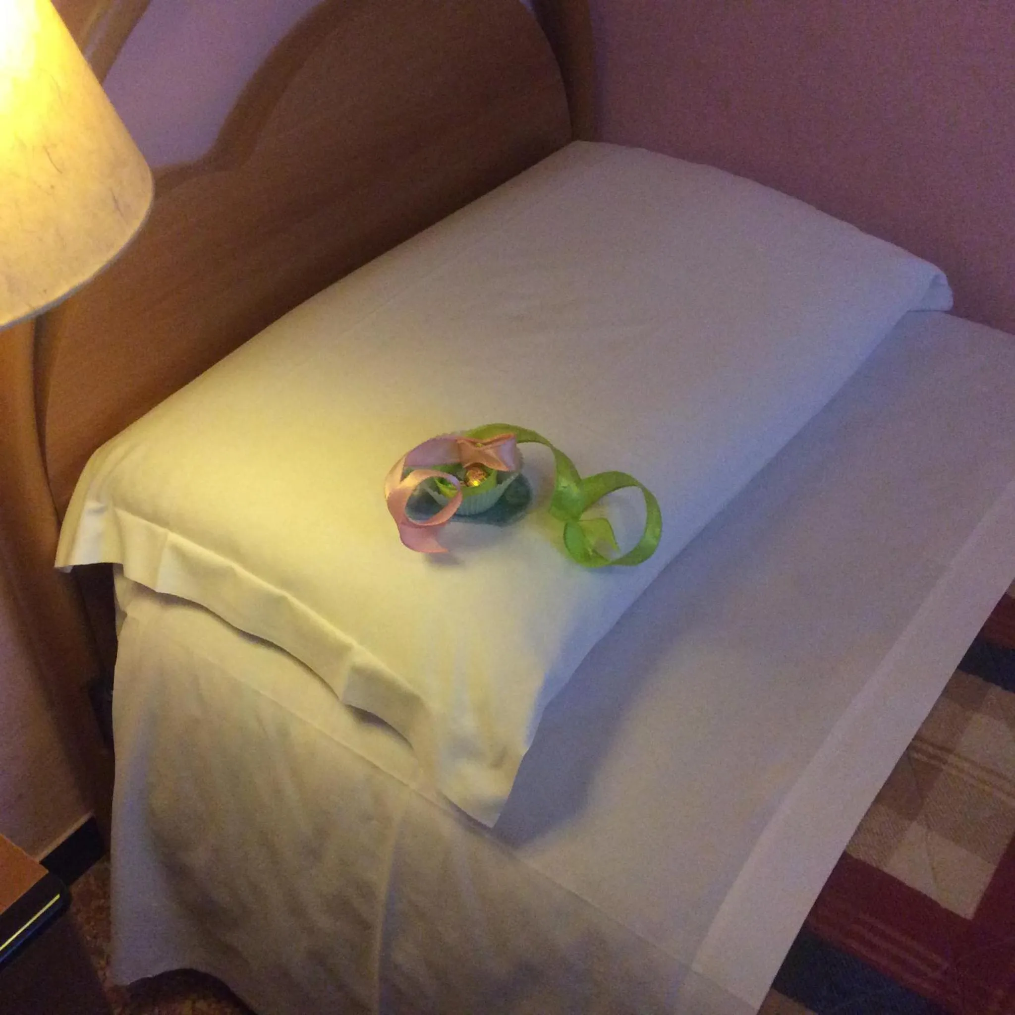 Decorative detail, Bed in Hotel Triana e Tyche