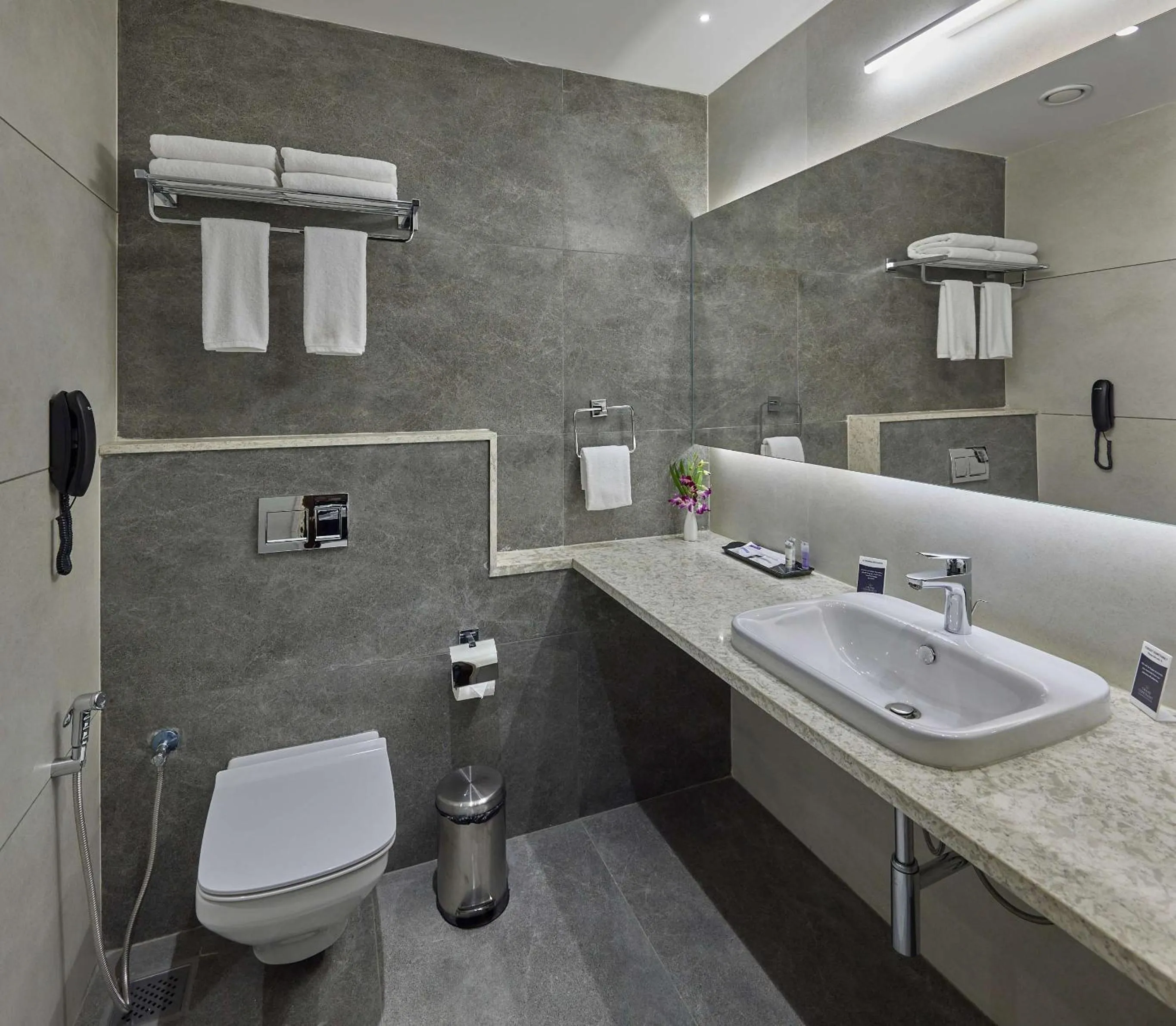 Bathroom in Grand Continent Hosur A Sarovar Portico Affiliate Hotel