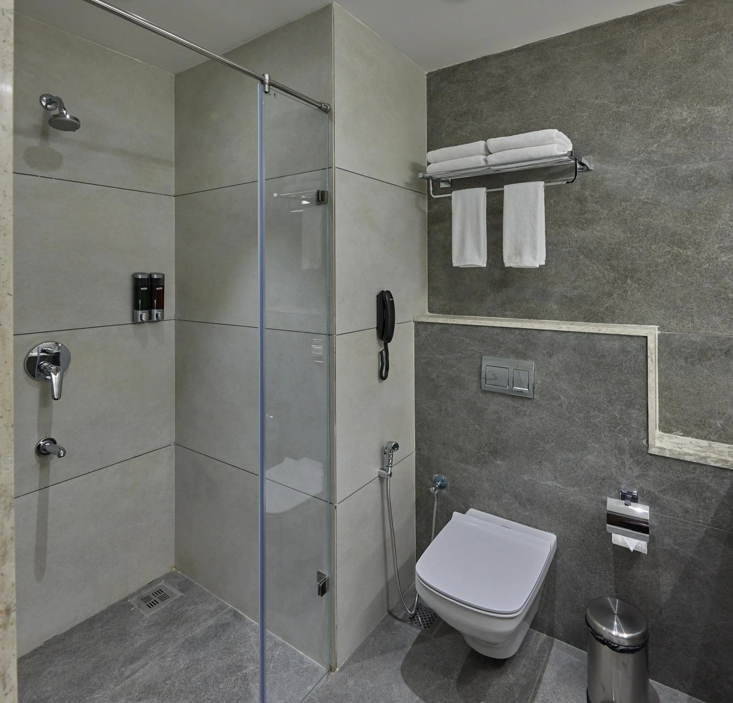 Bathroom in Grand Continent Hosur A Sarovar Portico Affiliate Hotel