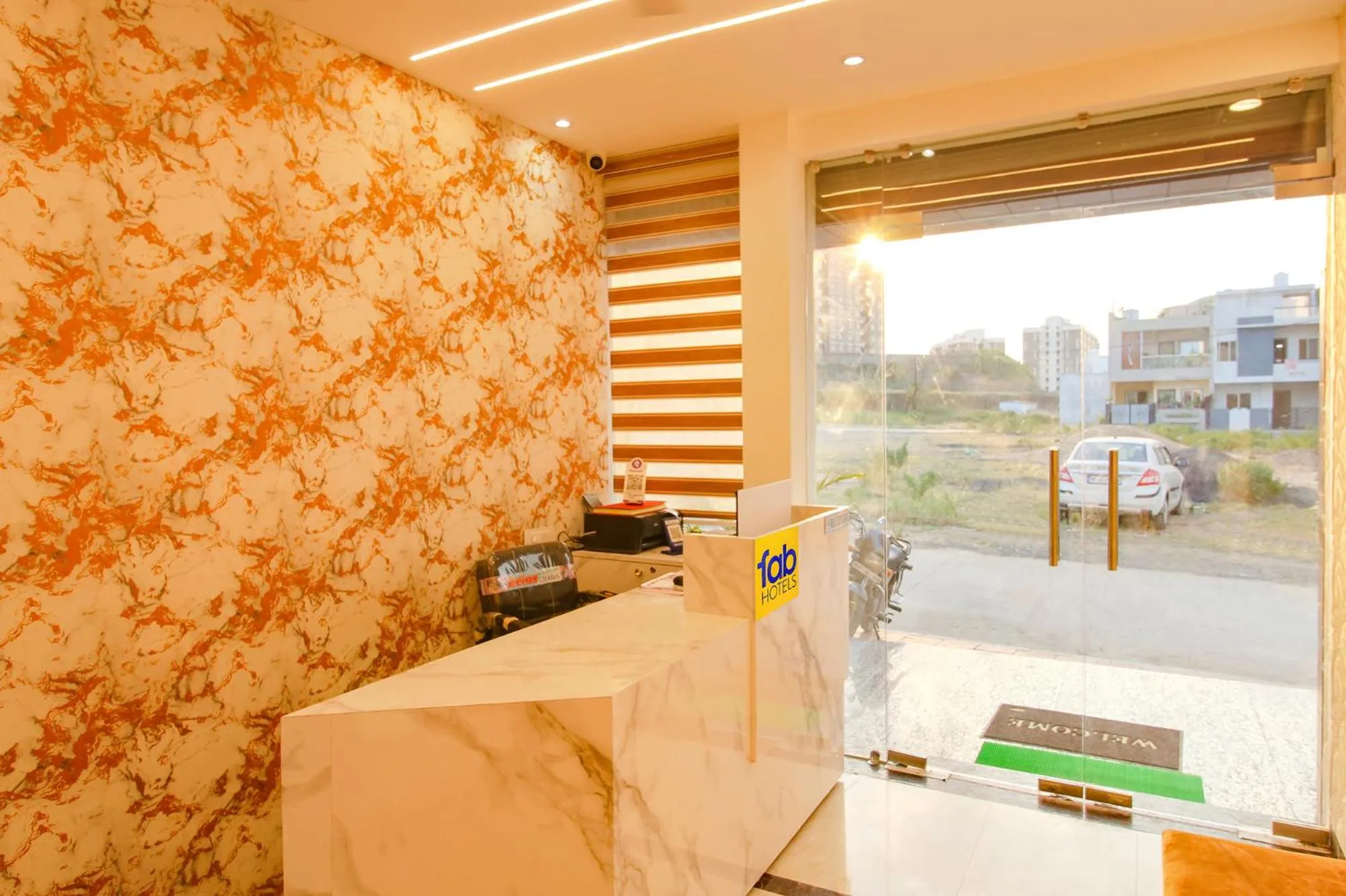 Lobby or reception in FabHotel The Gravity Inn