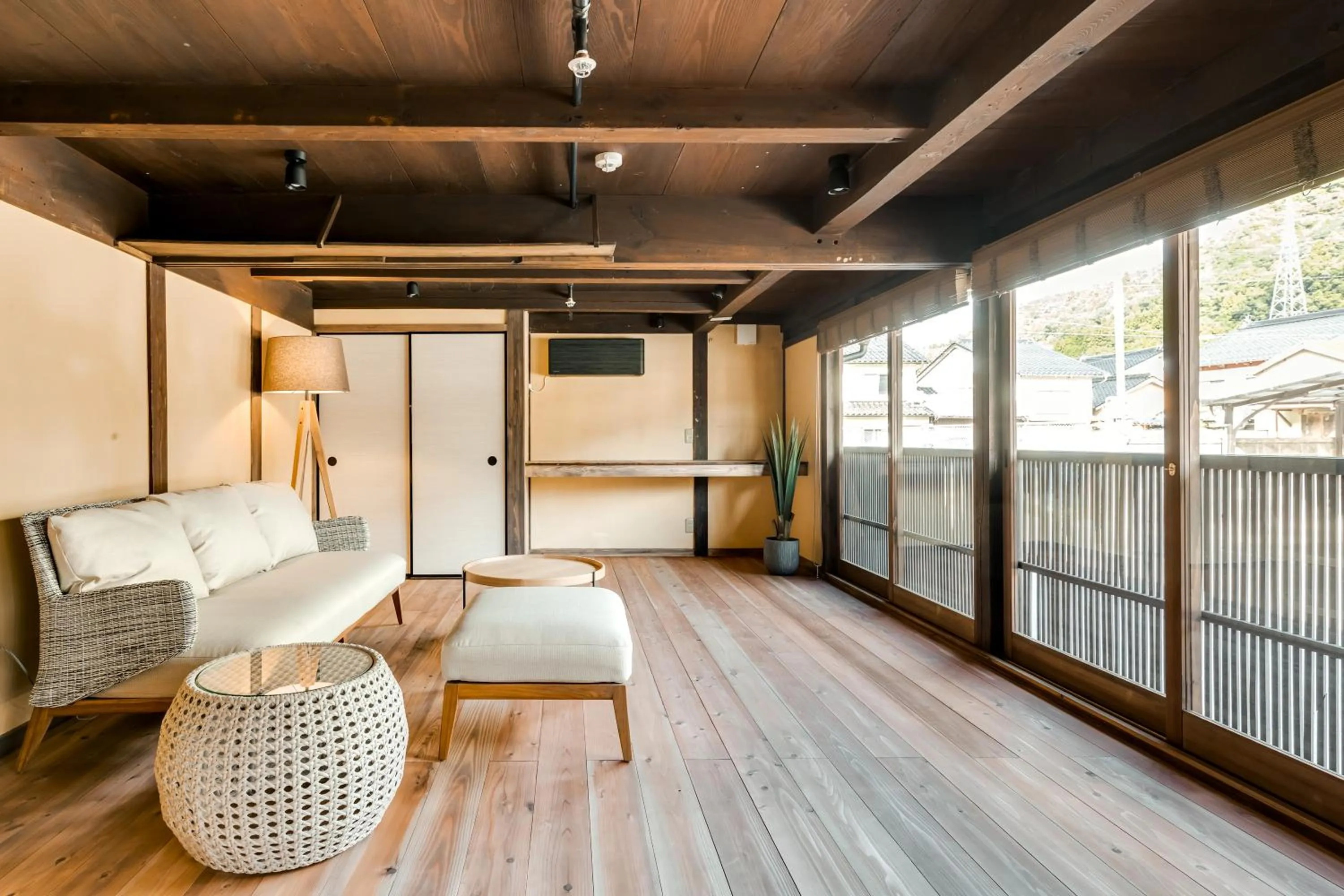 Living room in EN Takeda Castle Town Hotel