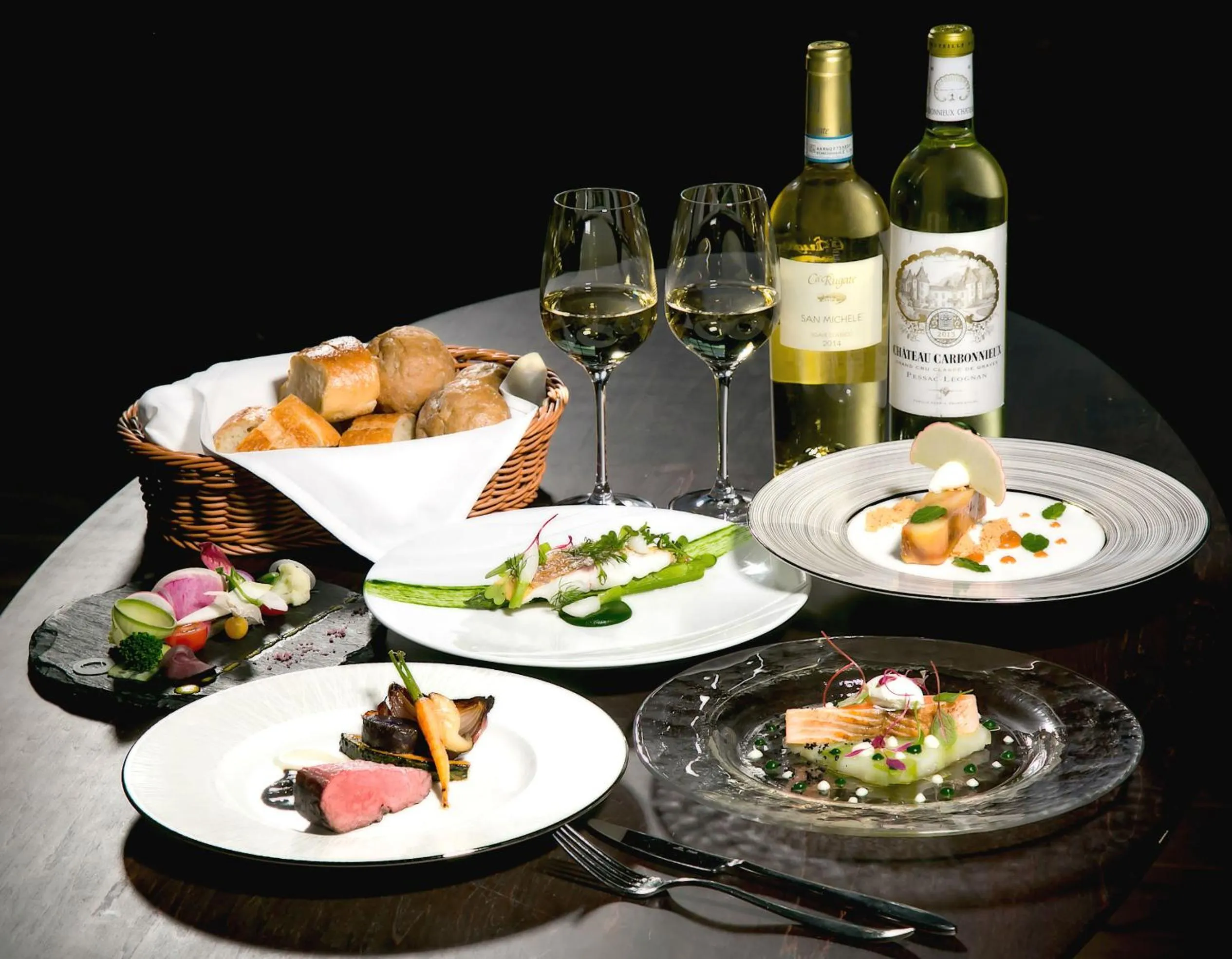 Food close-up in EN Takeda Castle Town Hotel