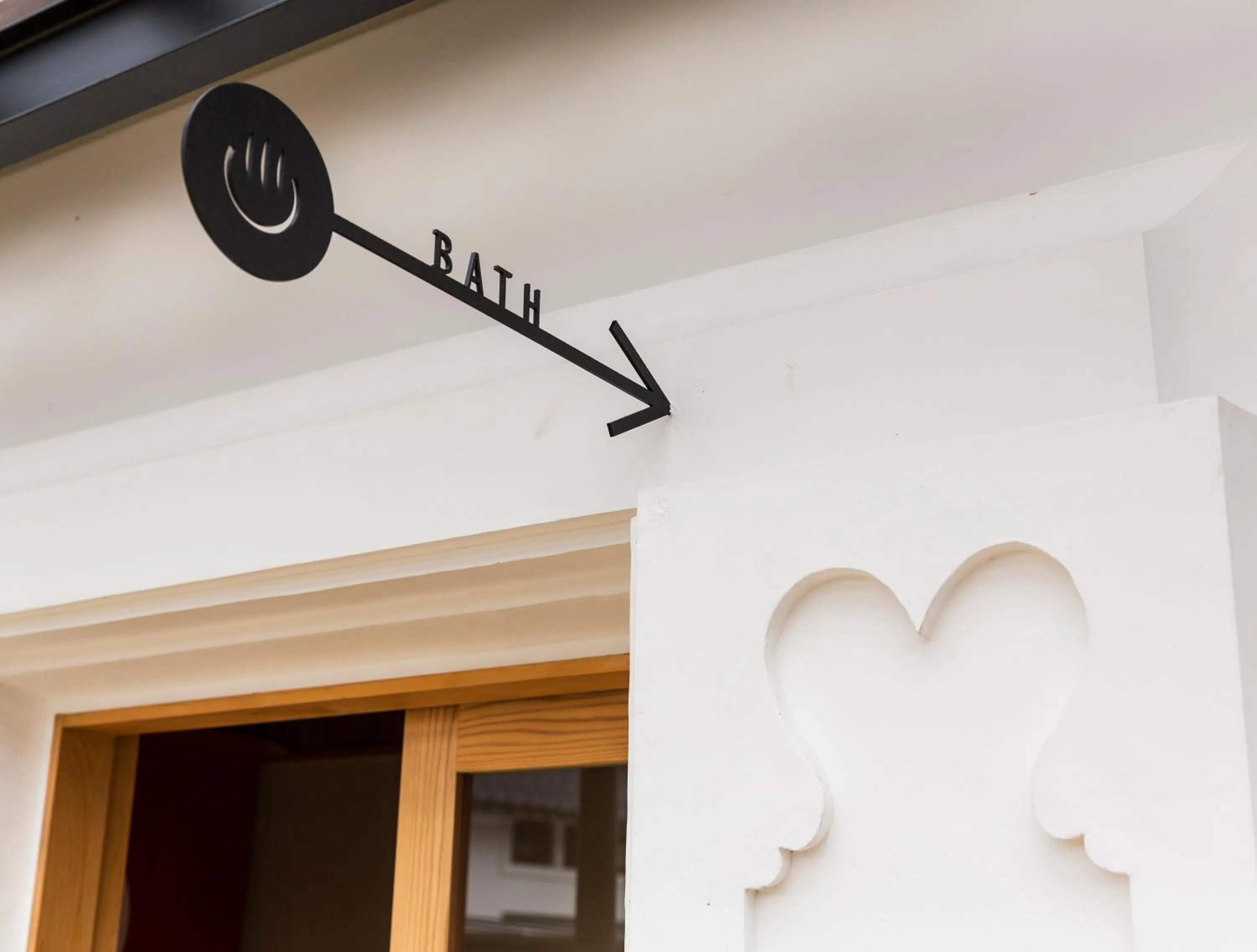 Decorative detail in EN Takeda Castle Town Hotel