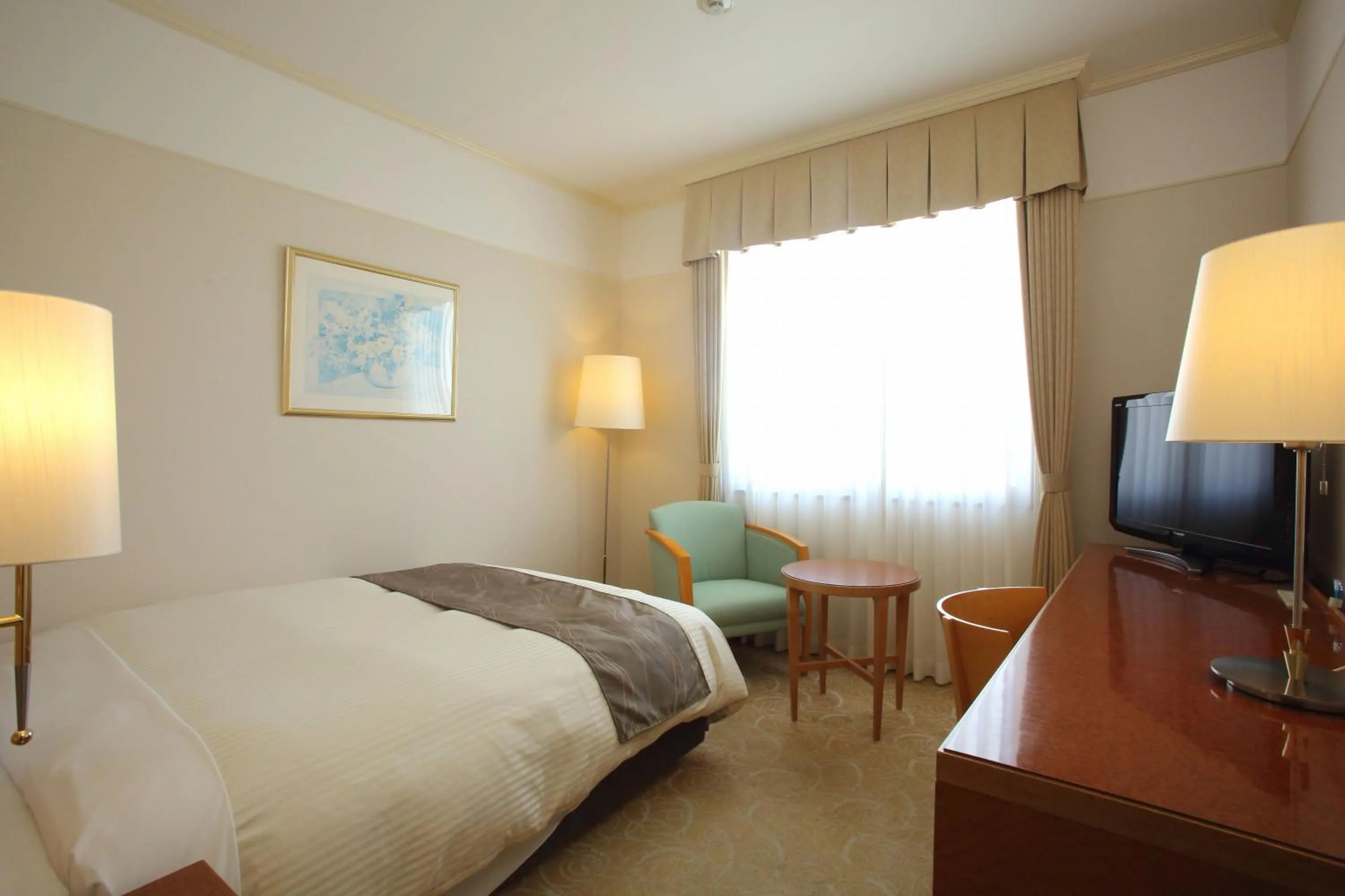 Photo of the whole room, Bed in The Celecton Premier Kobe Sanda Hotel
